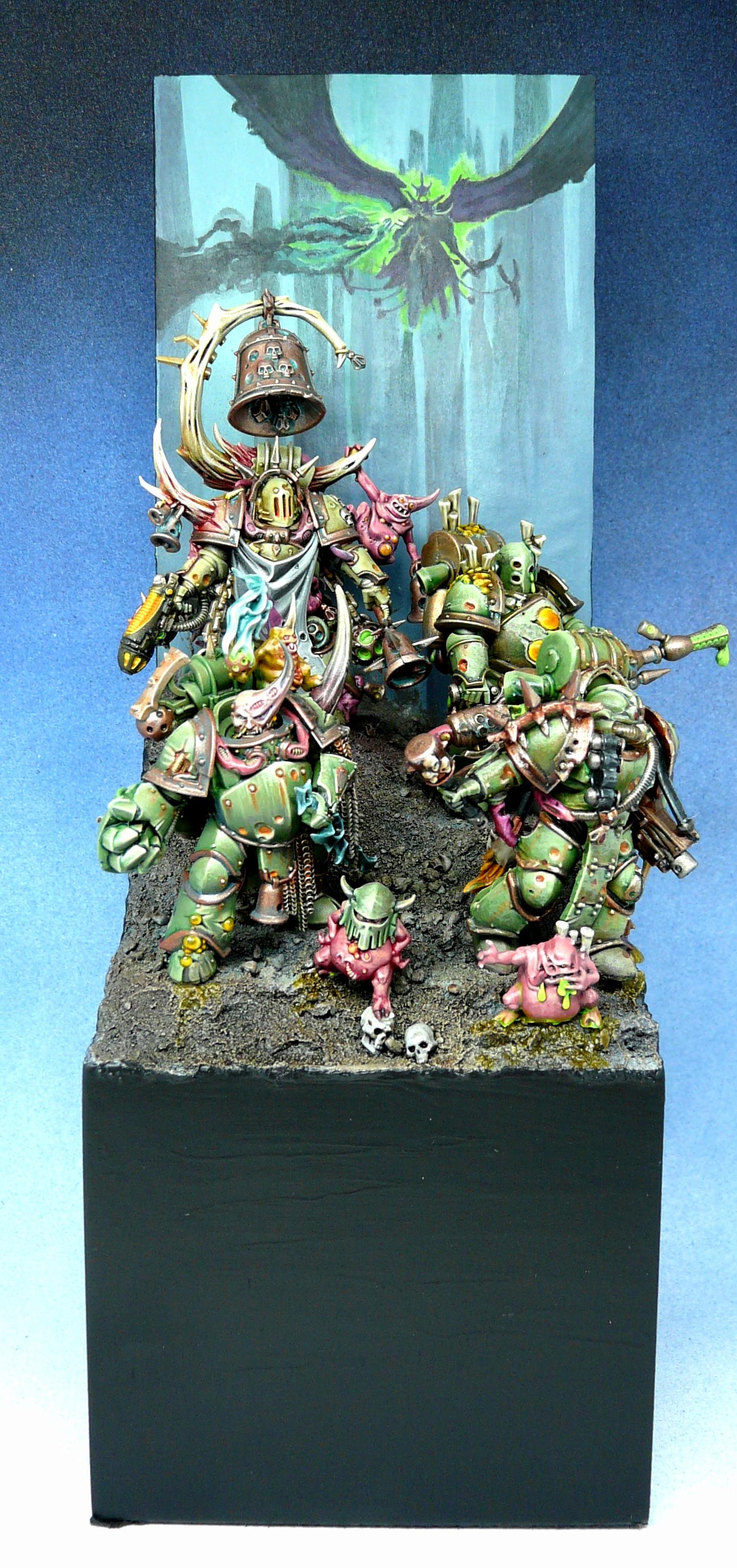 Chaos Space Marines, Death Guard, Freehand, Hereticus Astartes, Nurgle, Plague Marines