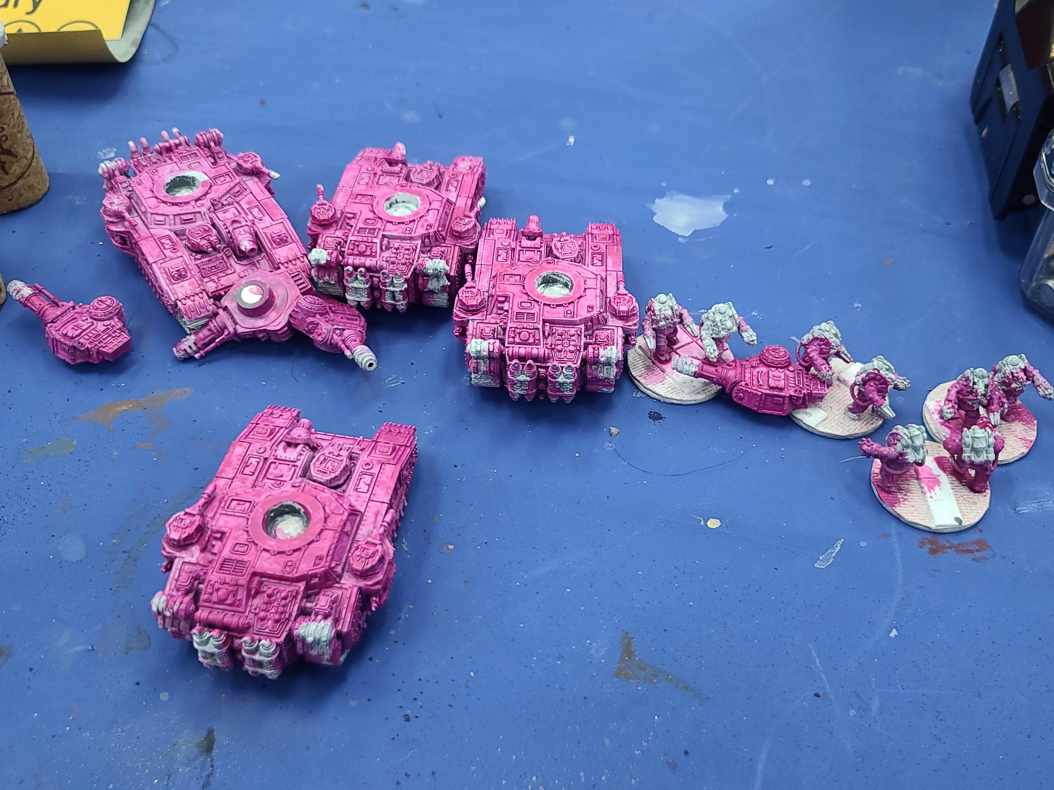 8mm, Games Workshop, Hellhammer, Legions Imperialis, Ogryns, Superheavy Tank