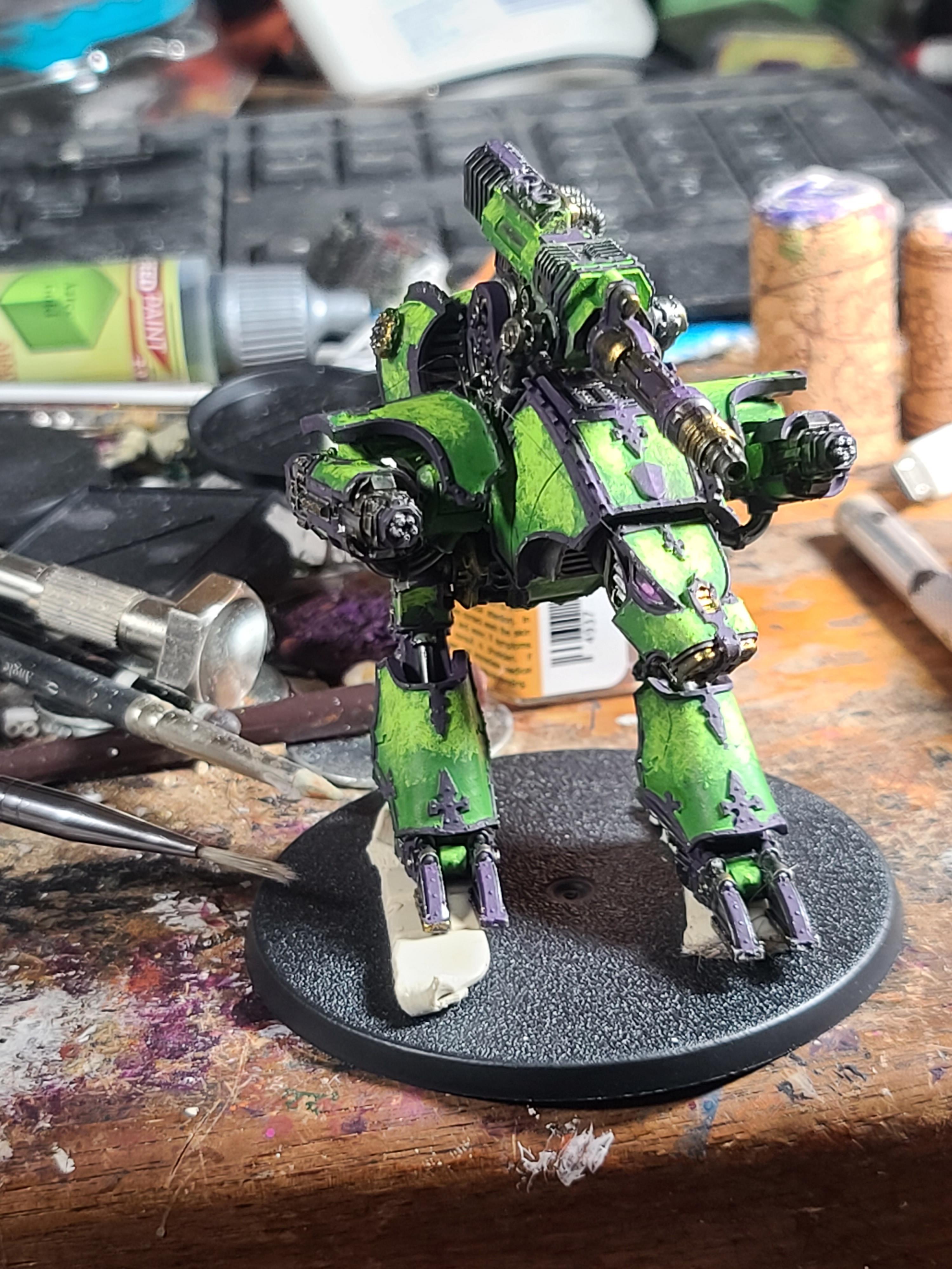 6mm, 8mm, Adeptus Titanicus, Dire Wolf, Games Workshop, Titan