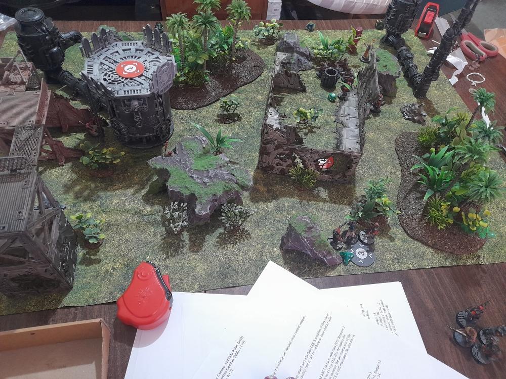 Adelana, Adelana Helgen, Attelus Kaltos, Dark Heresy, Darrance, Helgen, Hero Forge, Kaltos, Karmen, Karmen Kons, Kons, Mantic, Mantic Terrain, Marcel, Marcel Torris, Saderth, Saderth Darrance, Space Station Zero, Ssz, Torris