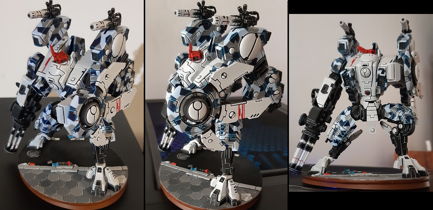 Battlesuit, Riptide, Tau, White