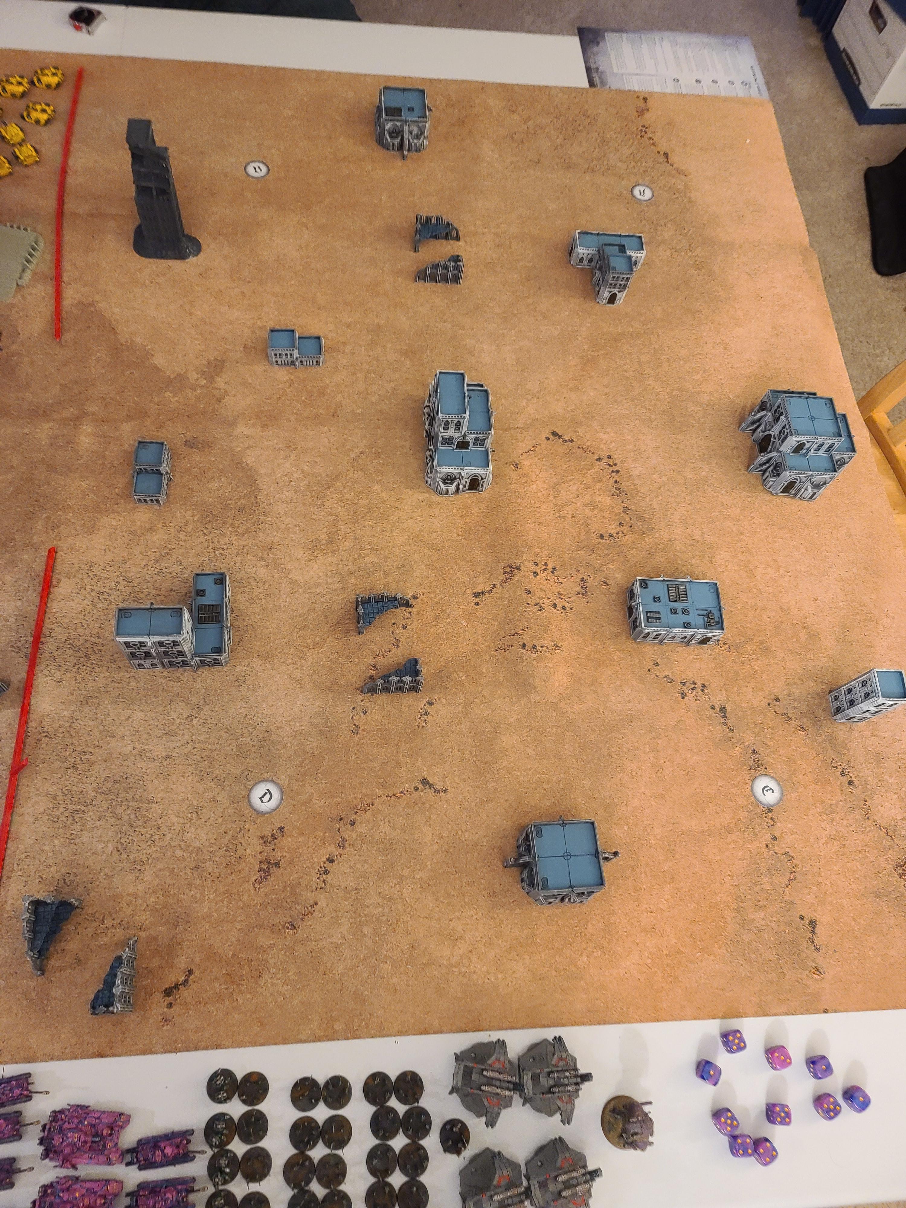 Conquest Scenario, Legions Imperialis, Planet Bowling Ball, Terrain