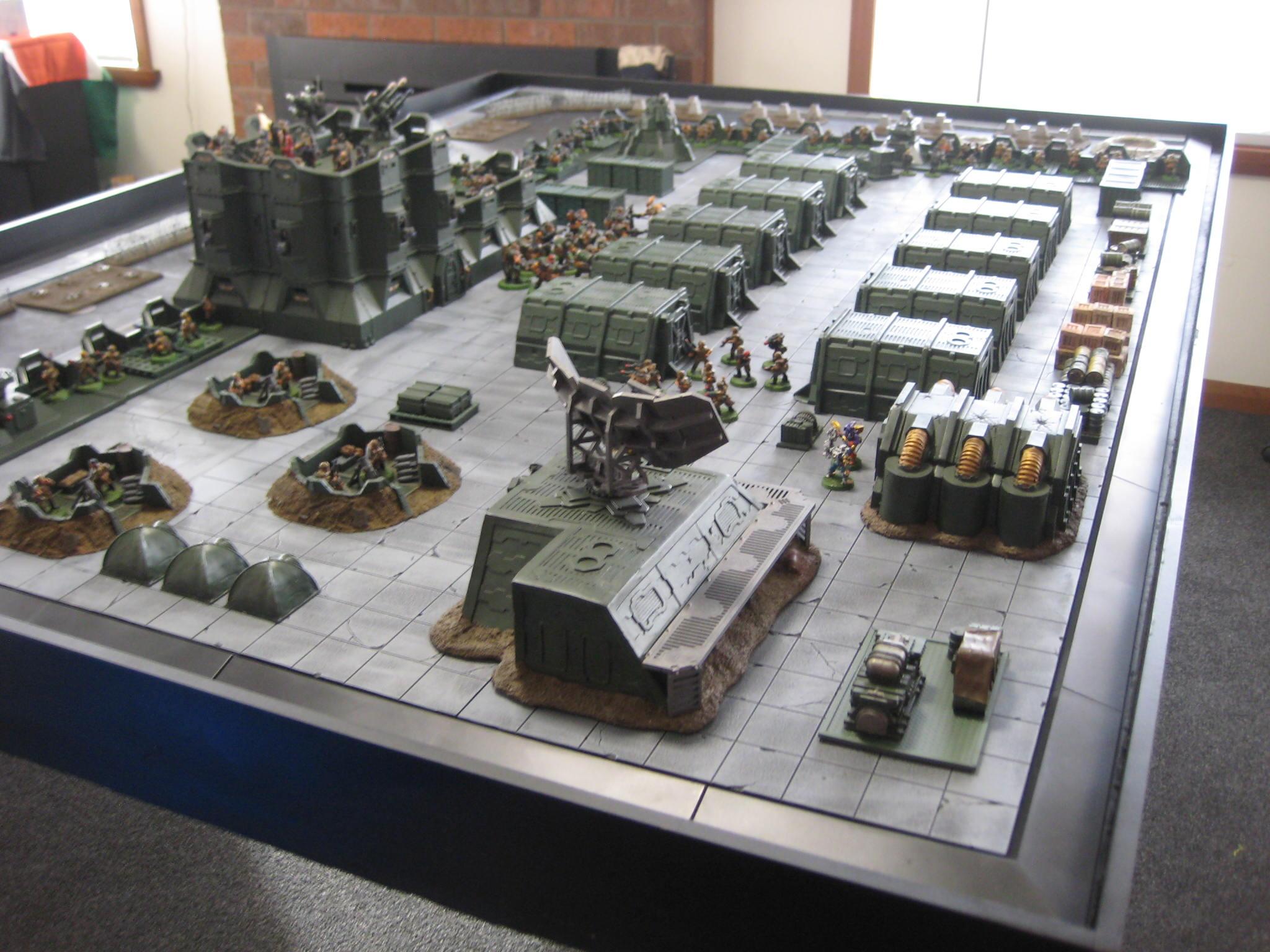Base, Camp, Fort, Game Table, Imperial Guard, Terrain