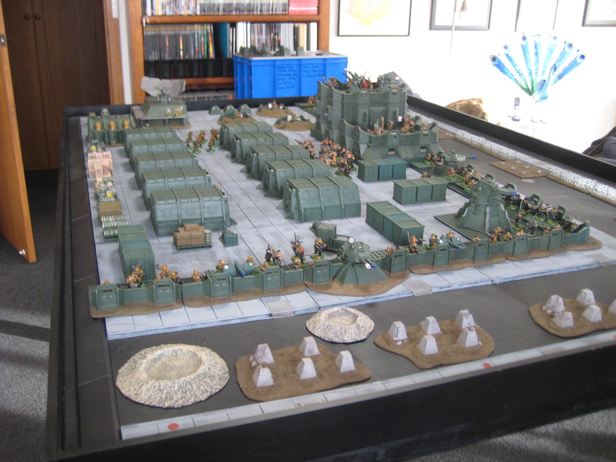 Base, Camp, Fort, Game Table, Imperial Guard, Terrain