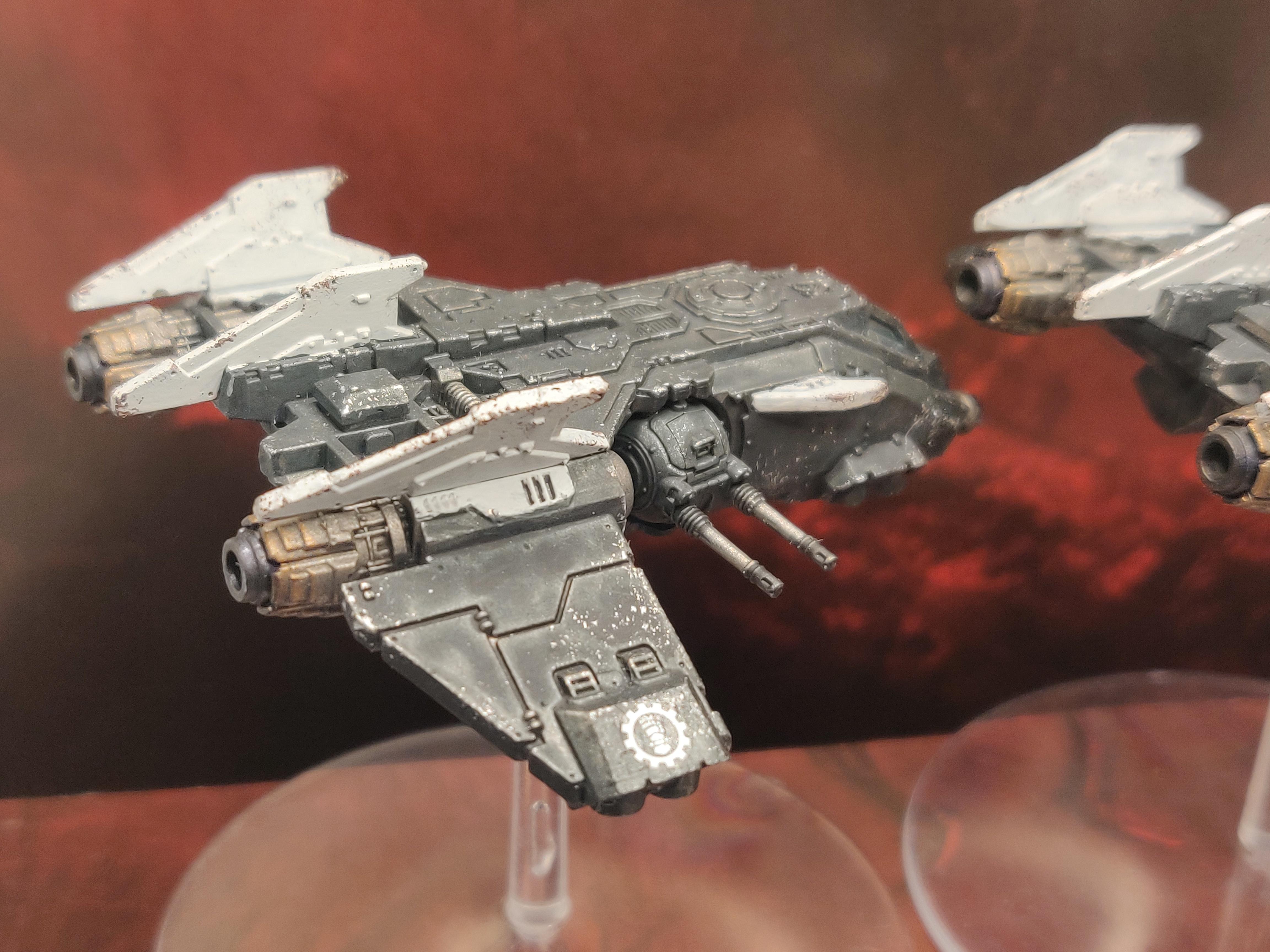 Iron Hands Fire Raptor Gunship wing