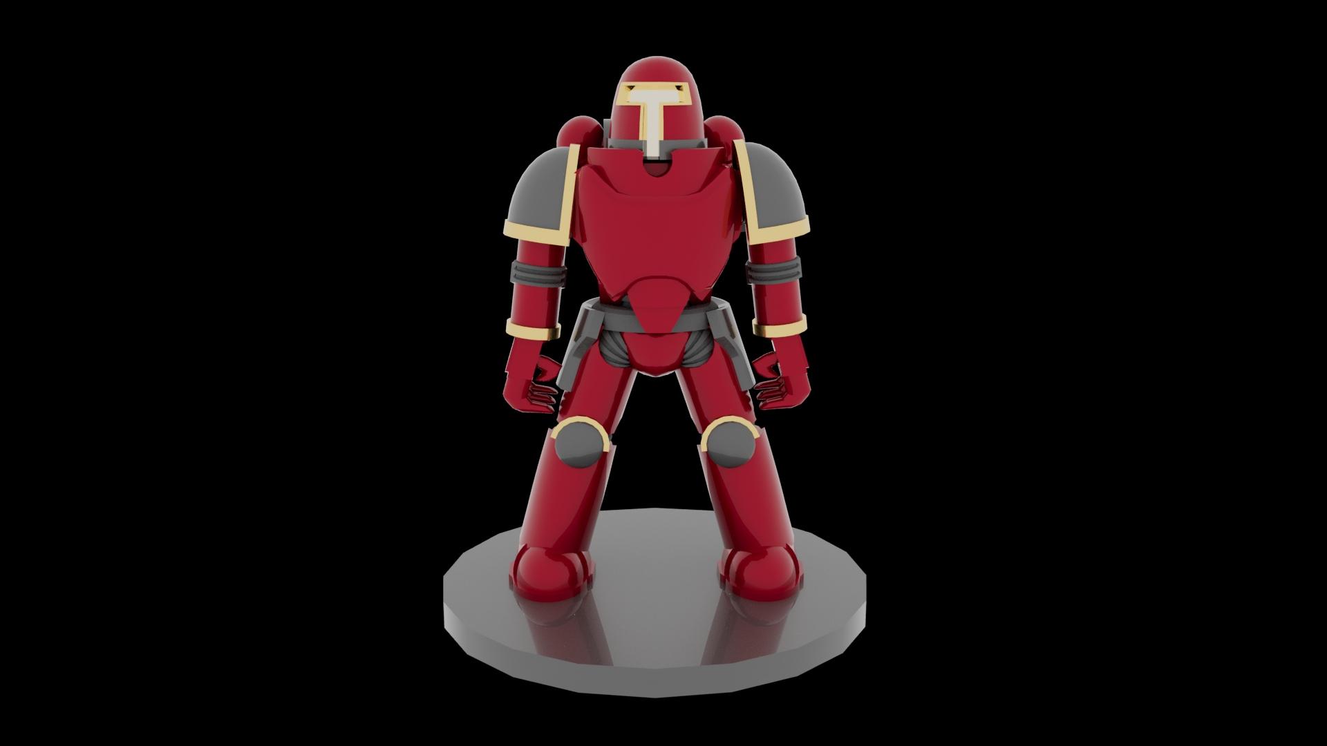 Space Marine 3d model 
