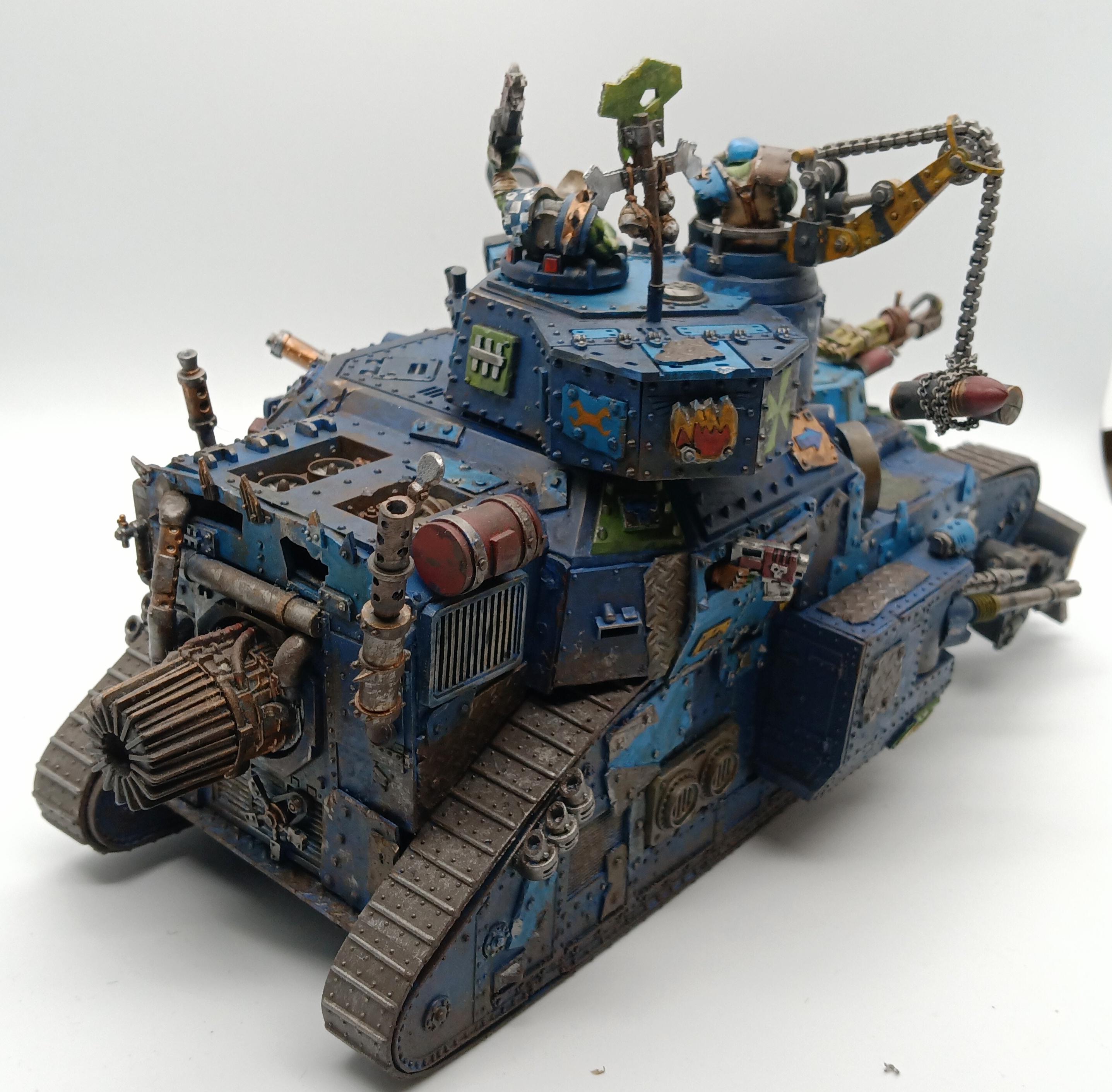 Conversion, Deathskulls, Kill Tank, Kitbash, Orks, Super-heavy