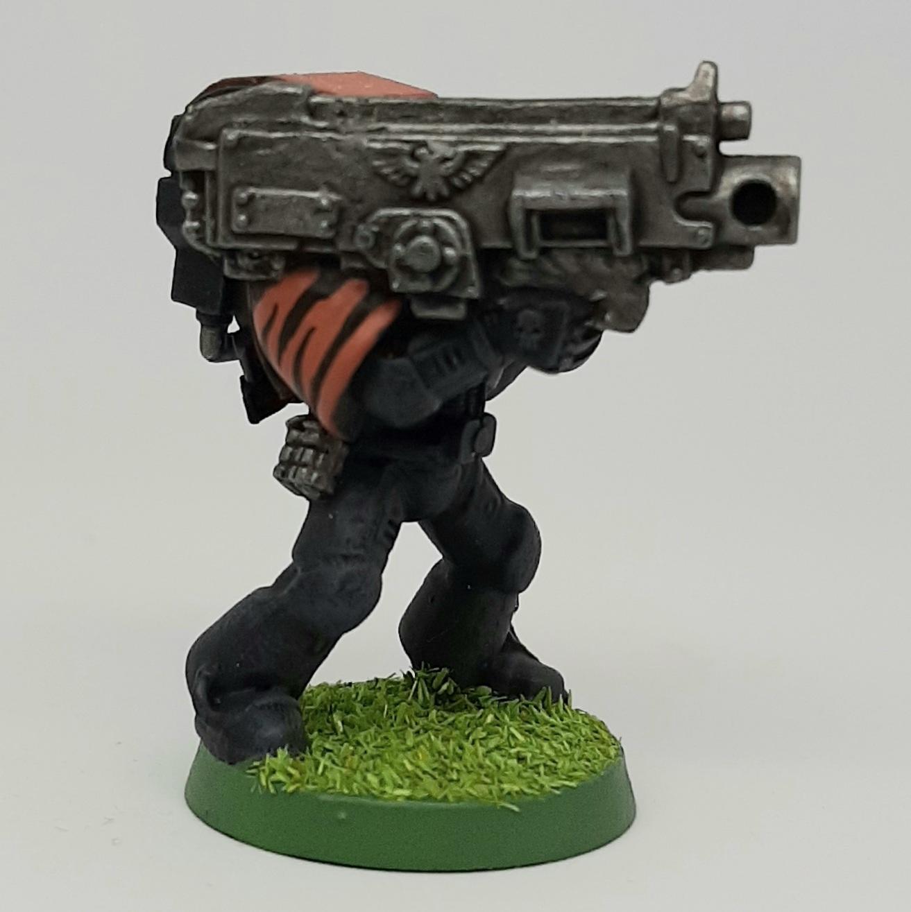 Astartes, Bolter, Boltgun, Camouflage, Claw, Combat, Conversion, Devastator, Fang, Fighting, Forest, Green, India, Jungle, Orange, Paw, Saber, Space, Space Marines, Squad, Stripes, Tigers, Tooth, Veda, Vedic