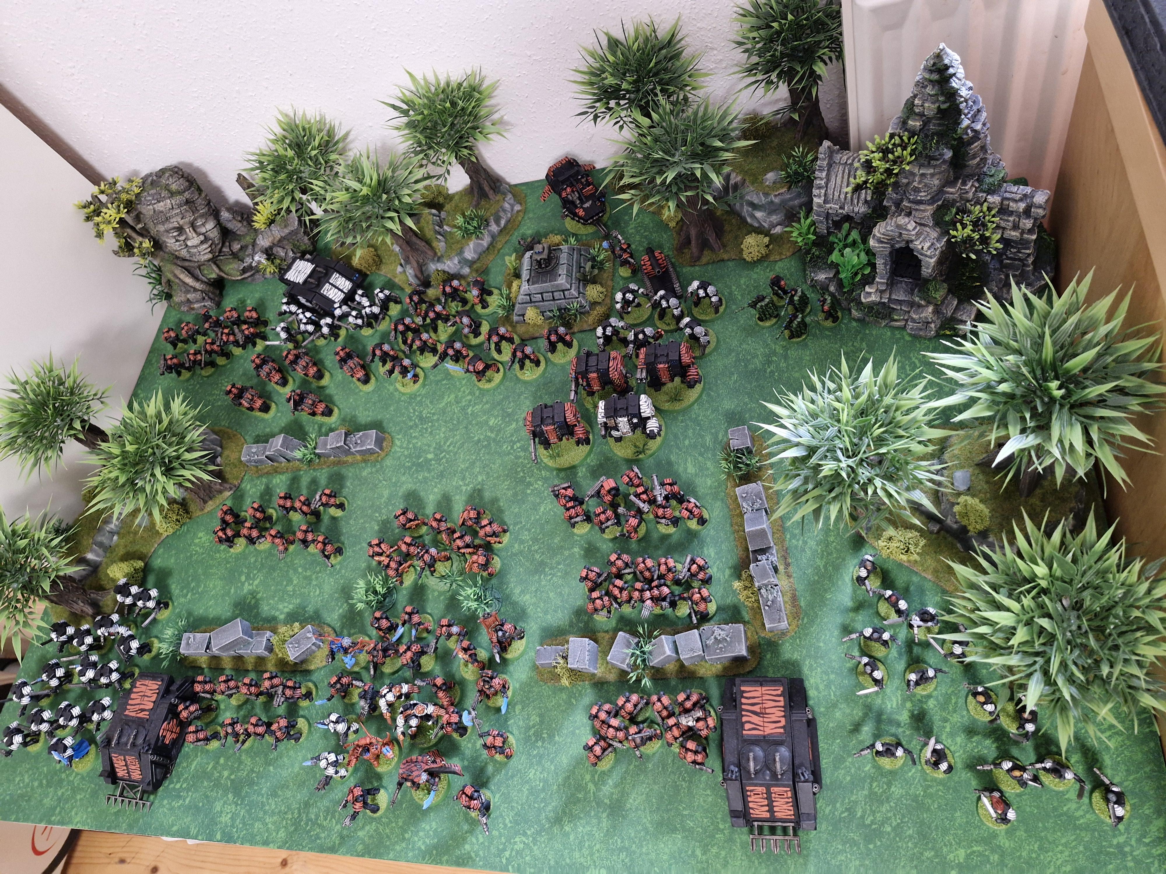 Army, Astartes, Board, Bolter, Boltgun, Camouflage, Claw, Combat, Conversion, Display, Fang, Fighting, Forest, Green, India, Jungle, Orange, Paw, Saber, Space, Space Marines, Squad, Stripes, Tigers, Tooth, Veda, Vedic