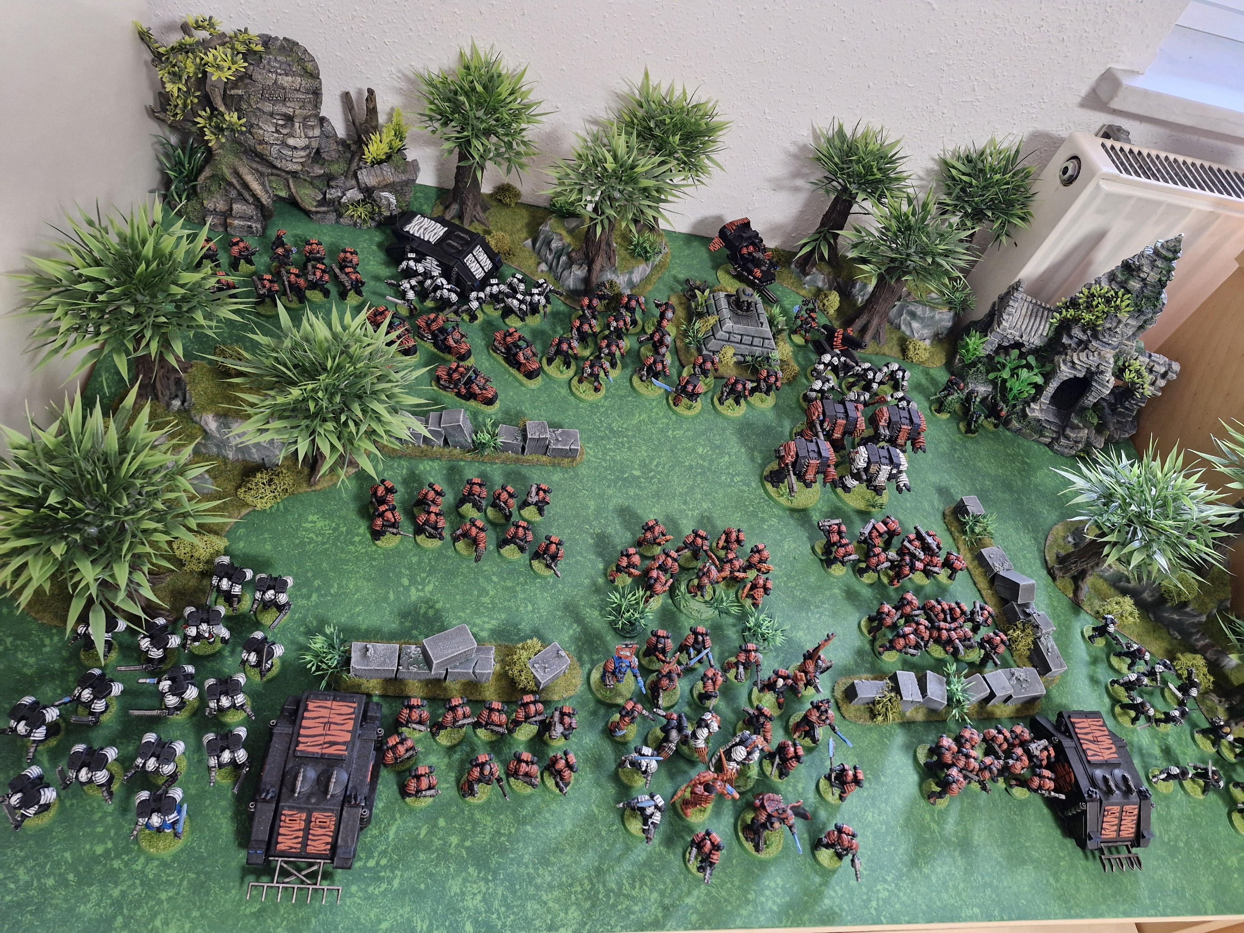 Army, Astartes, Board, Bolter, Boltgun, Camouflage, Claw, Combat, Conversion, Display, Fang, Fighting, Forest, Green, India, Jungle, Orange, Paw, Saber, Space, Space Marines, Squad, Stripes, Tigers, Tooth, Veda, Vedic
