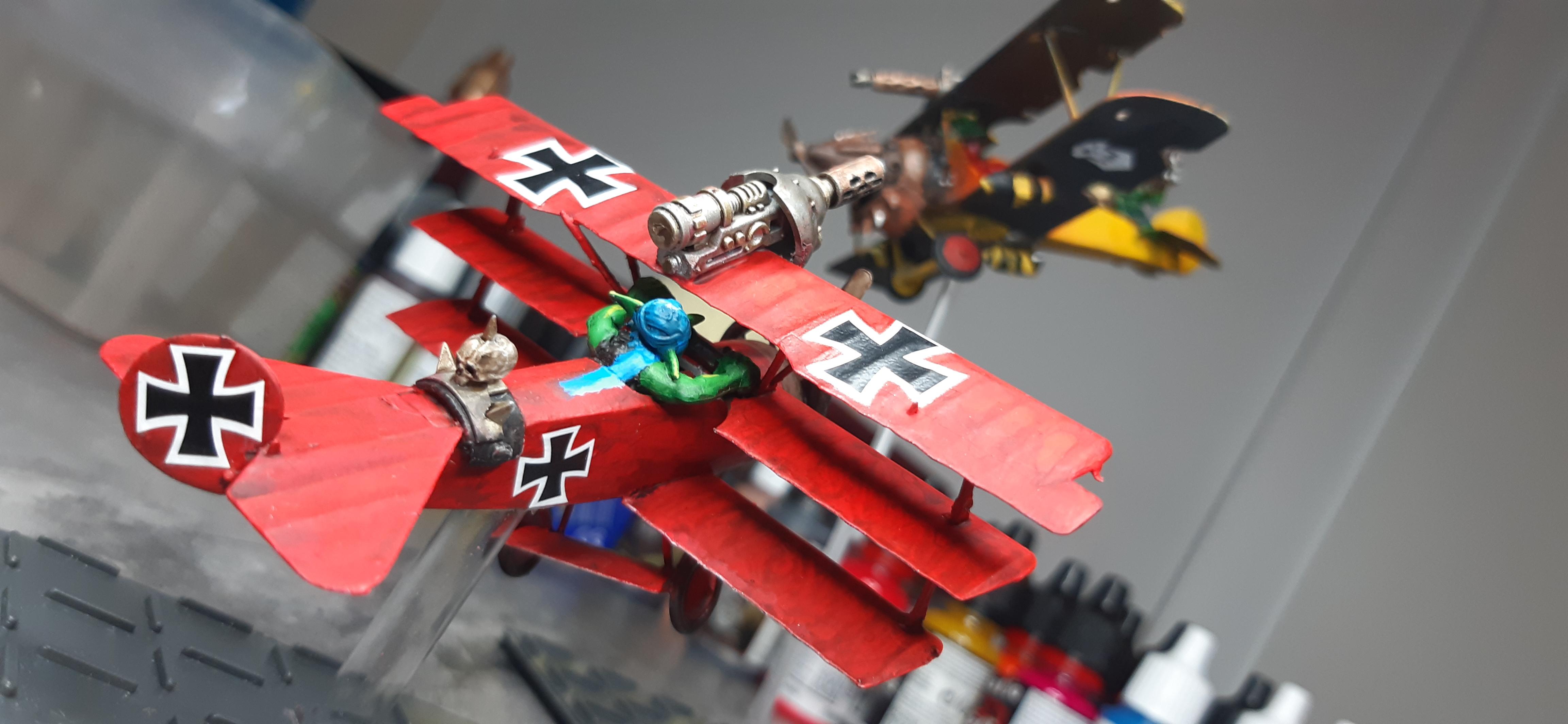 Grotmoth, Grots, Kittbashing, Orks, Red Arron Hunts A Grotmoth