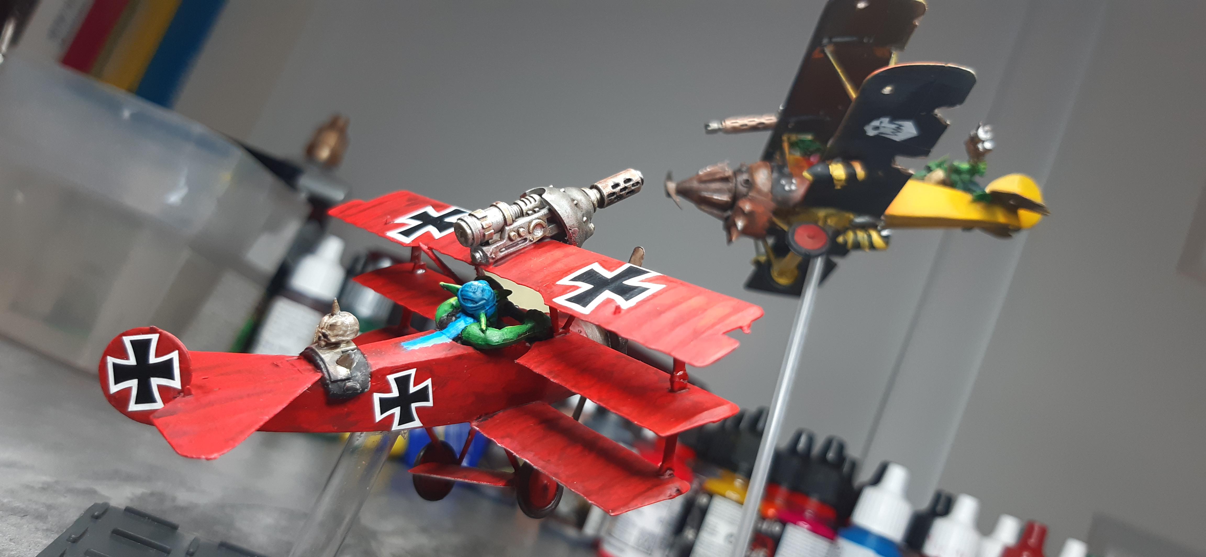 Grotmoth, Grots, Kittbashing, Orks, Red Arron Hunts A Grotmoth
