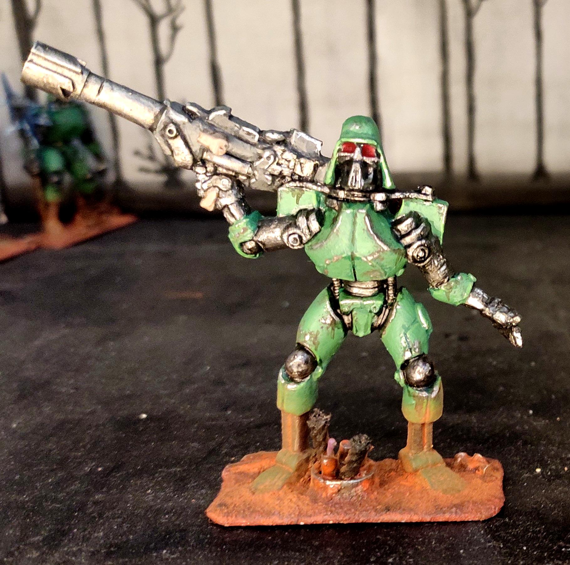 Android, Battle Damage, Conversion, Cyber Skeleton, Fantasy Battles, From Russia, Heavy Weapon, Infantry, Mud, Robot, Rust, Scratch Build, Squad, Technolog, Tehnolog