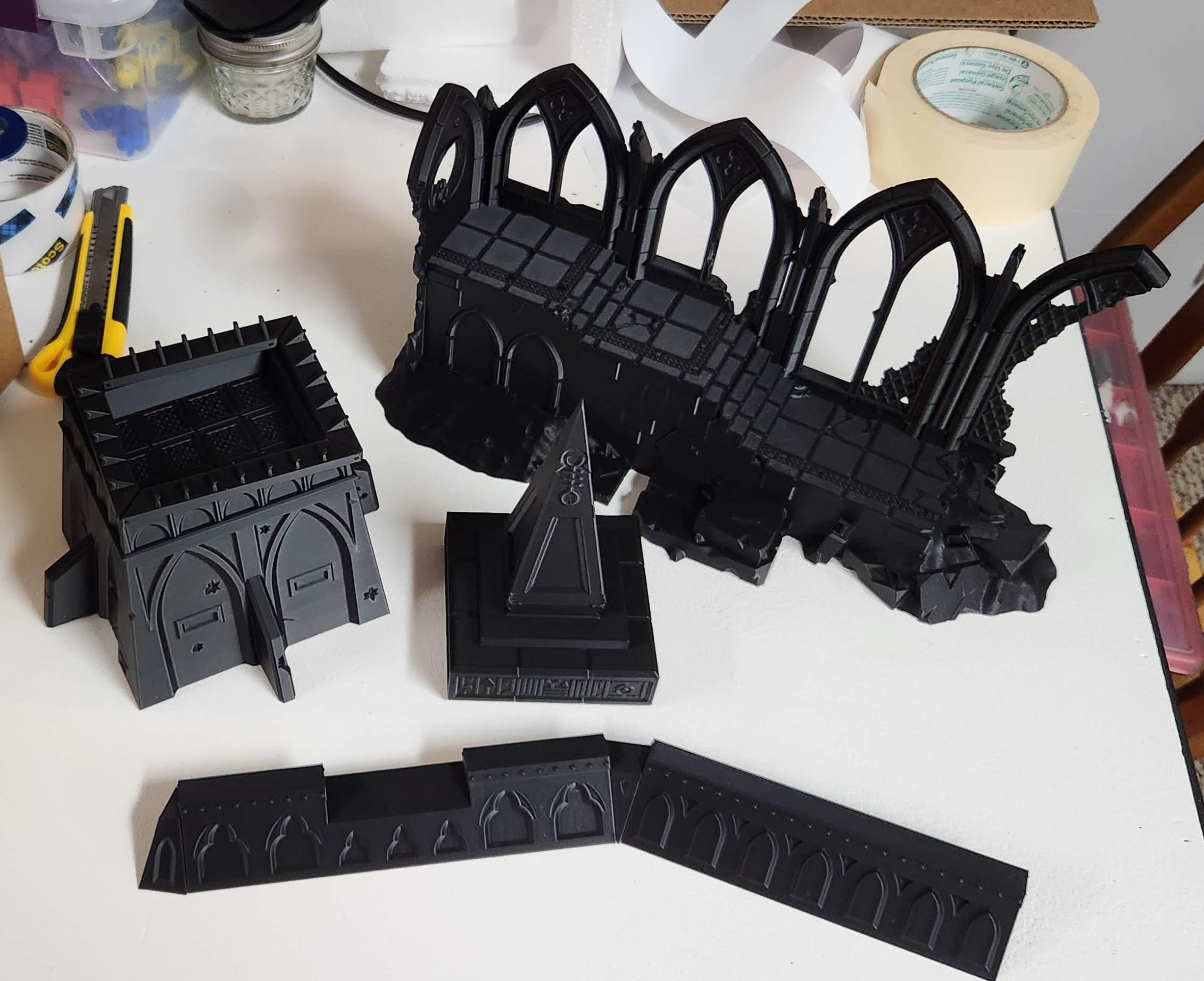 3d Printed Terrain, Doctor Spork, Terrain