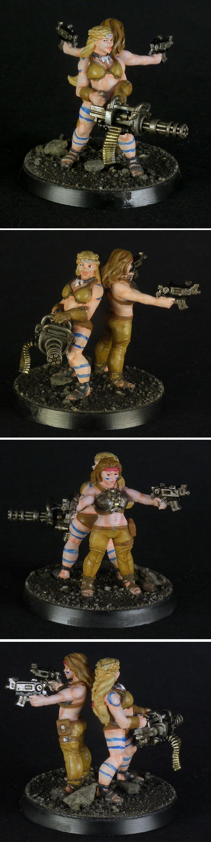Barbarian, Female, Gatling, Viking, Woman