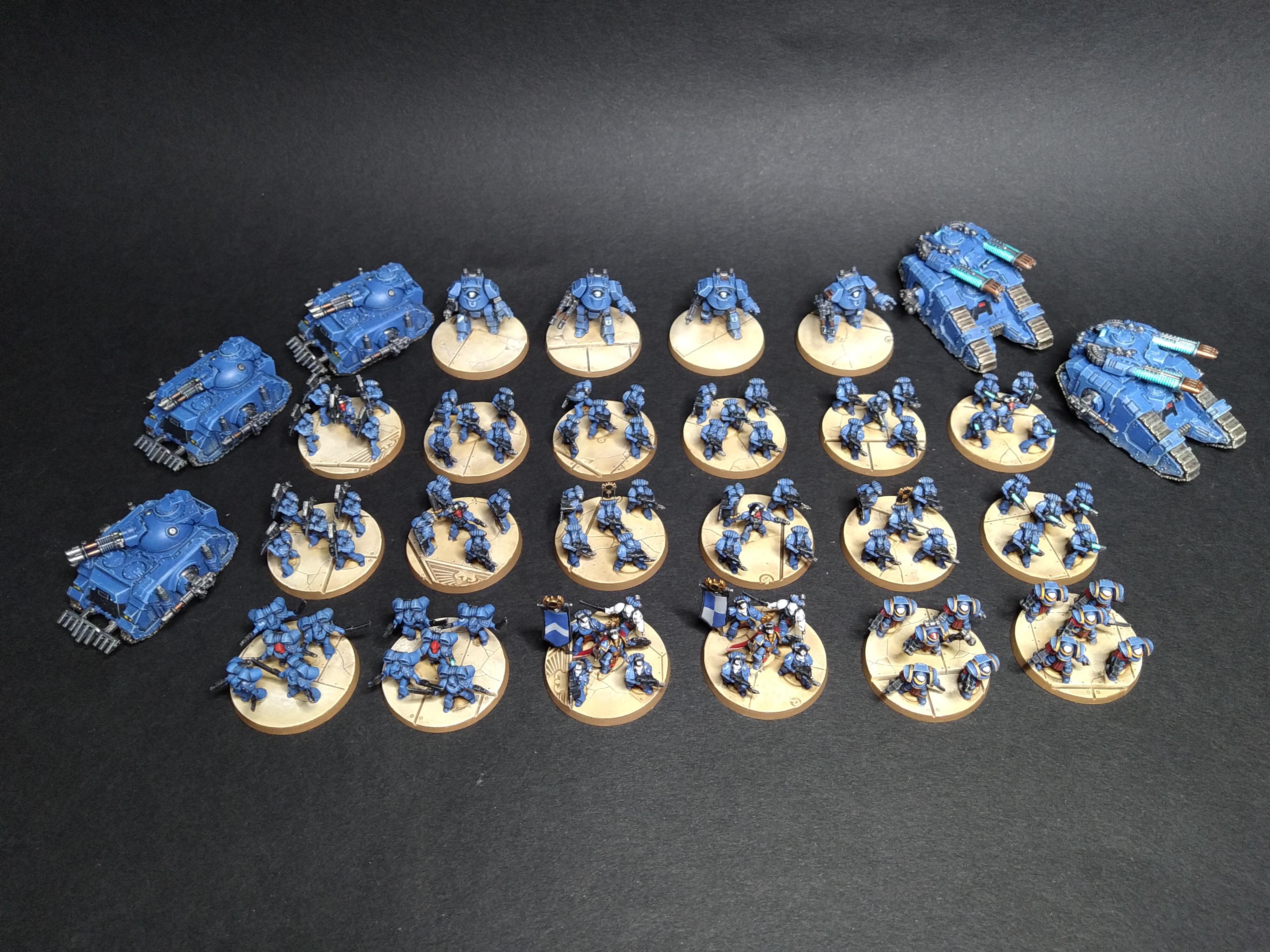 Army, Core Box, Custom, Legions Imperialis, Painted, Terrain, Ultramarines