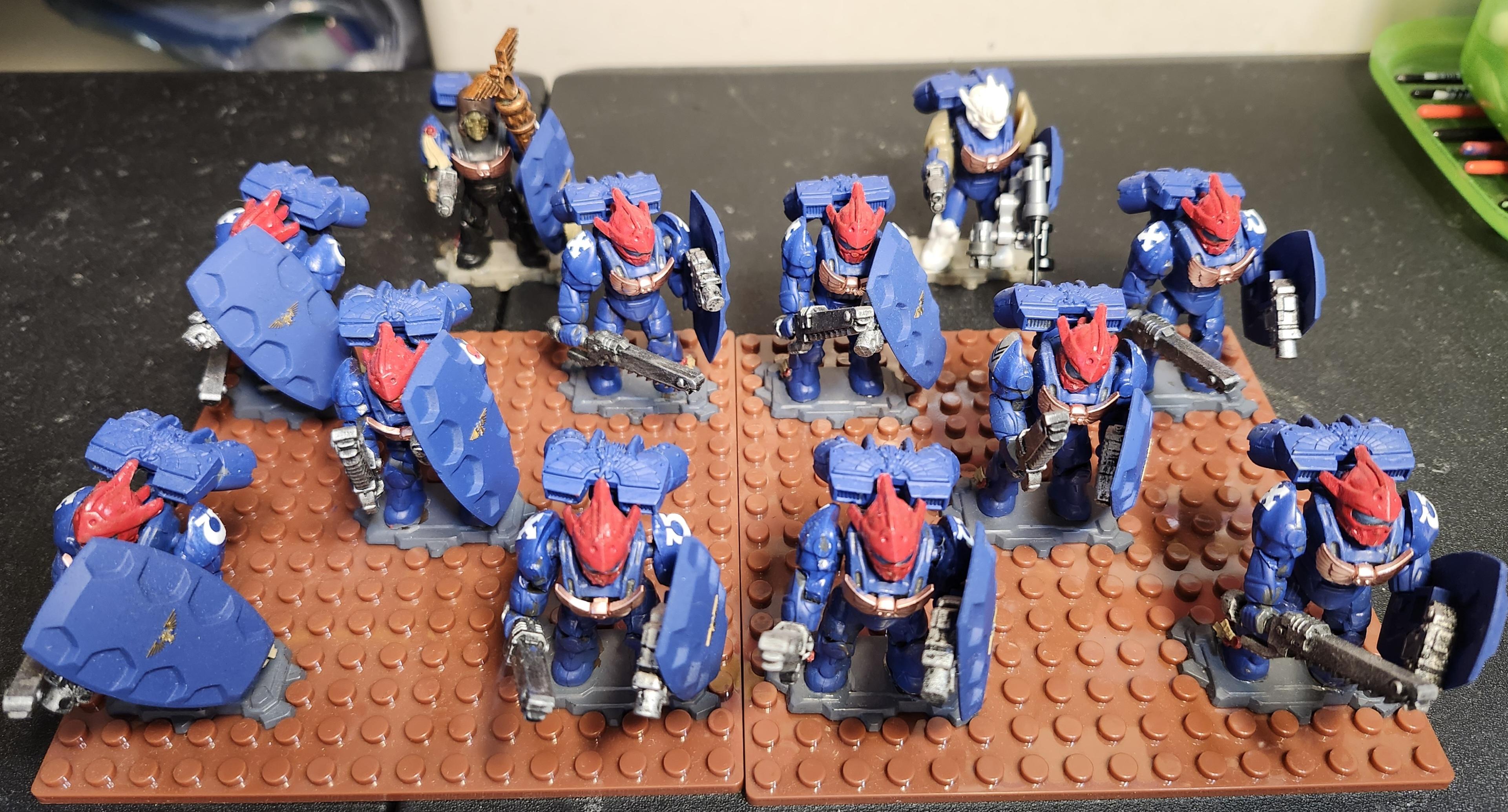 Assault squad with chaplain and apothecary