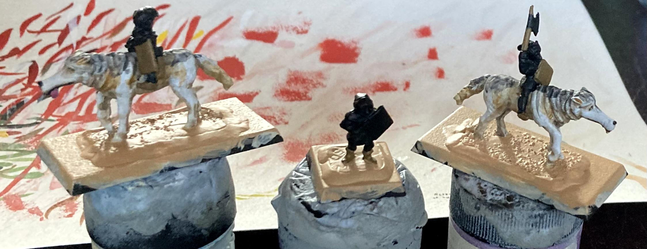 Minifigs goblin wolfriders wip 2