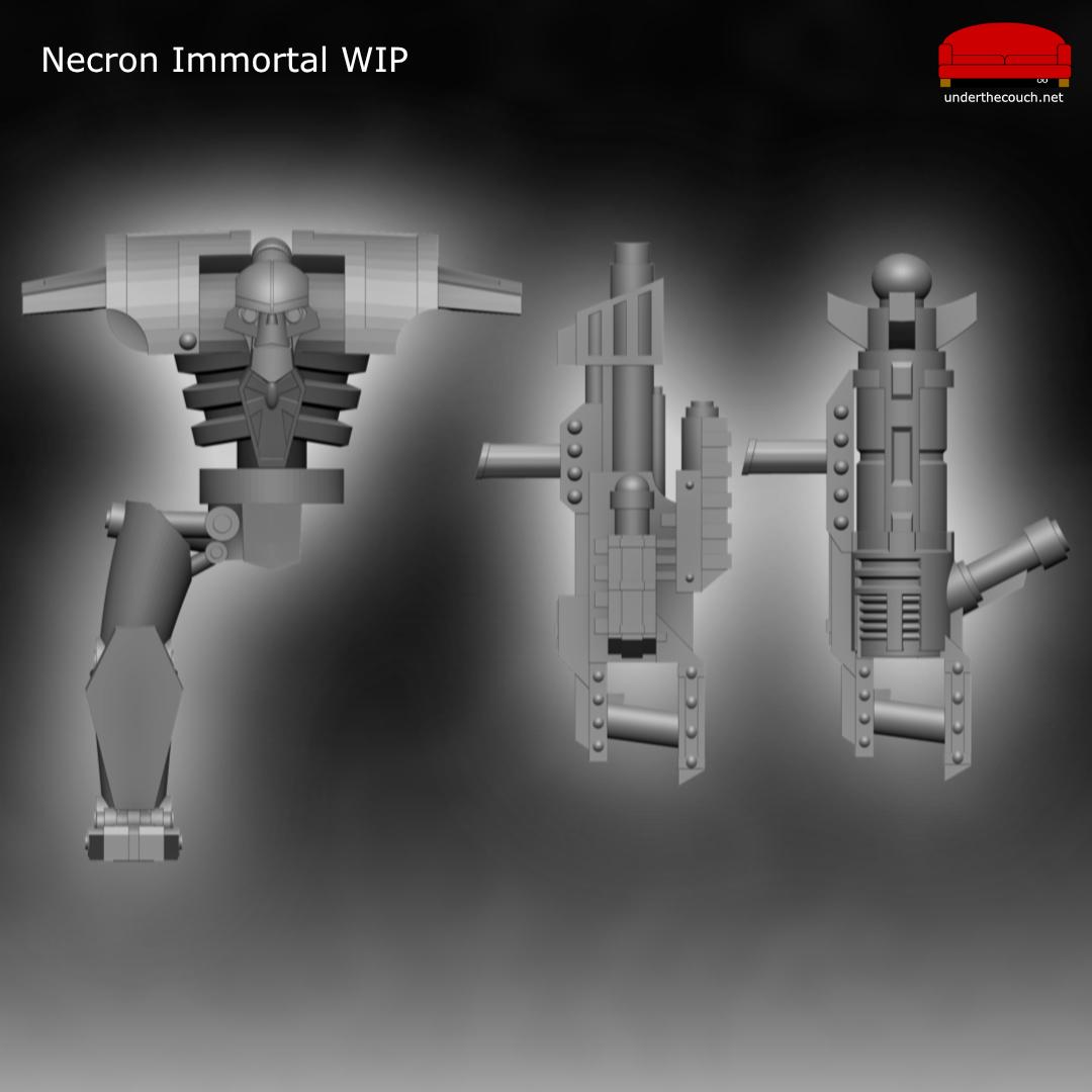 2nd Edition, Immortal, Necrons, Render