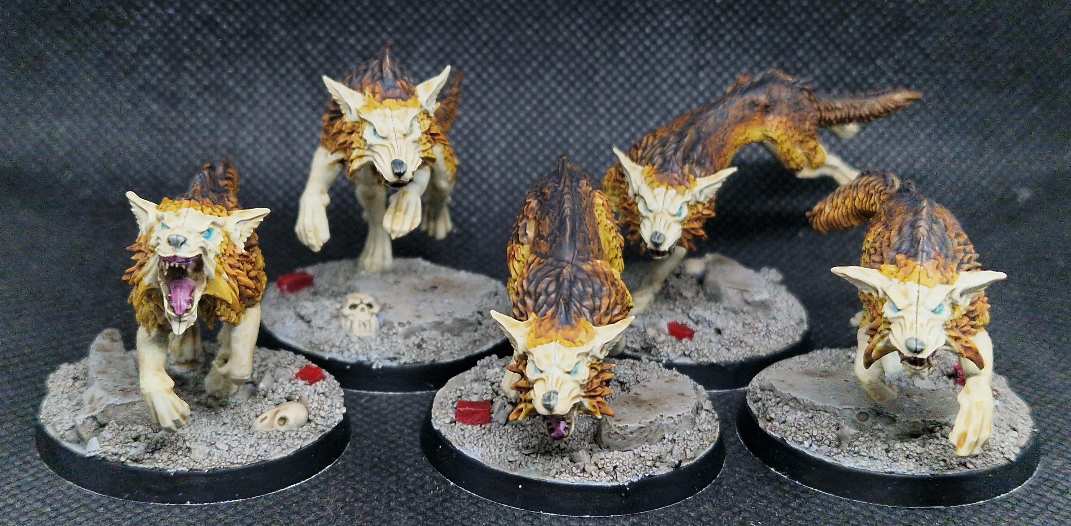Space Wolves, Fenrisian Wolves - Front