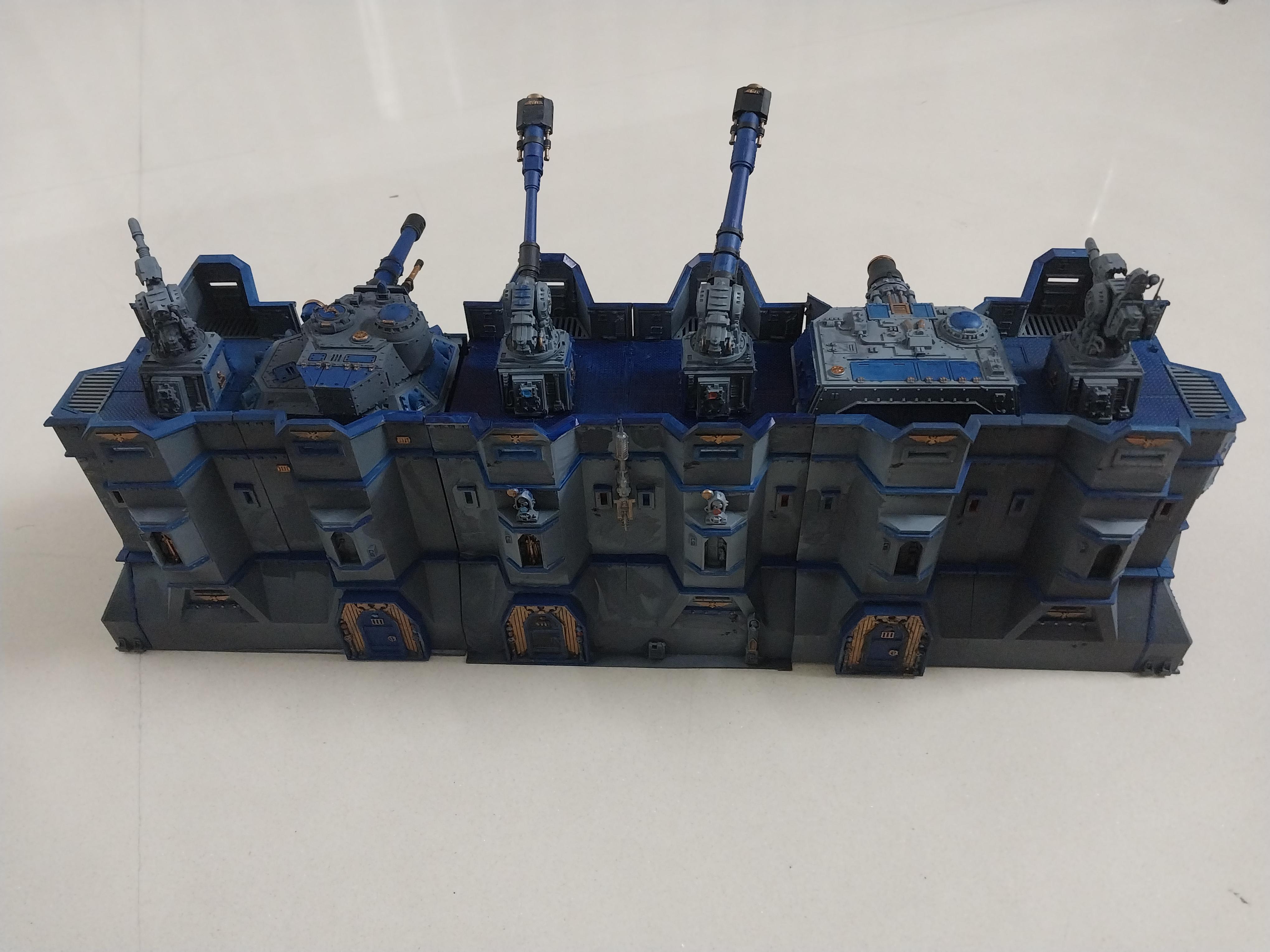 Adeptus Arbites, Bastion, City Wall, Fortress, Out Of Production, Thin Blue Line, Wall