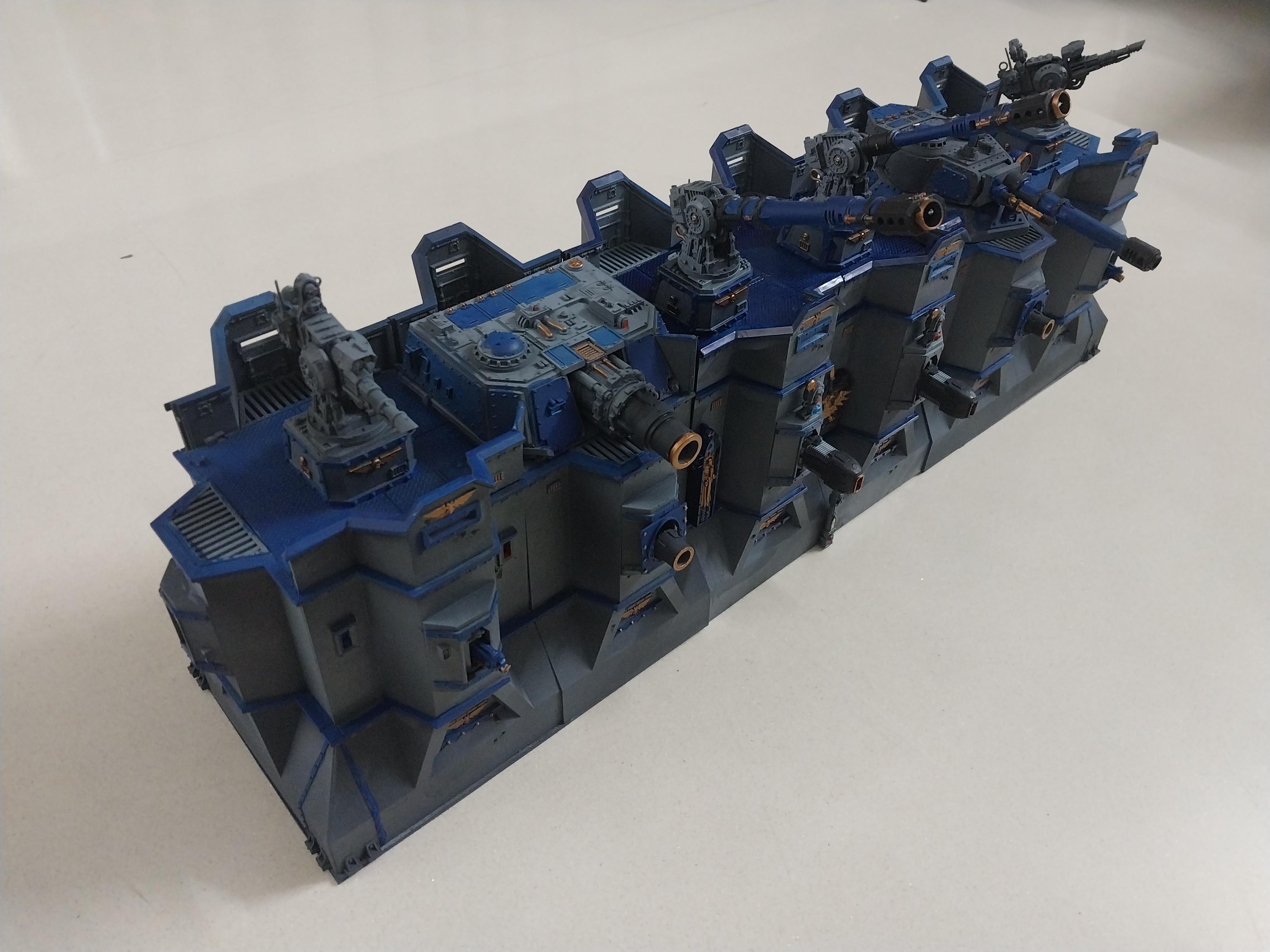 Adeptus Arbites, Bastion, City Wall, Fortress, Out Of Production, Thin Blue Line, Wall
