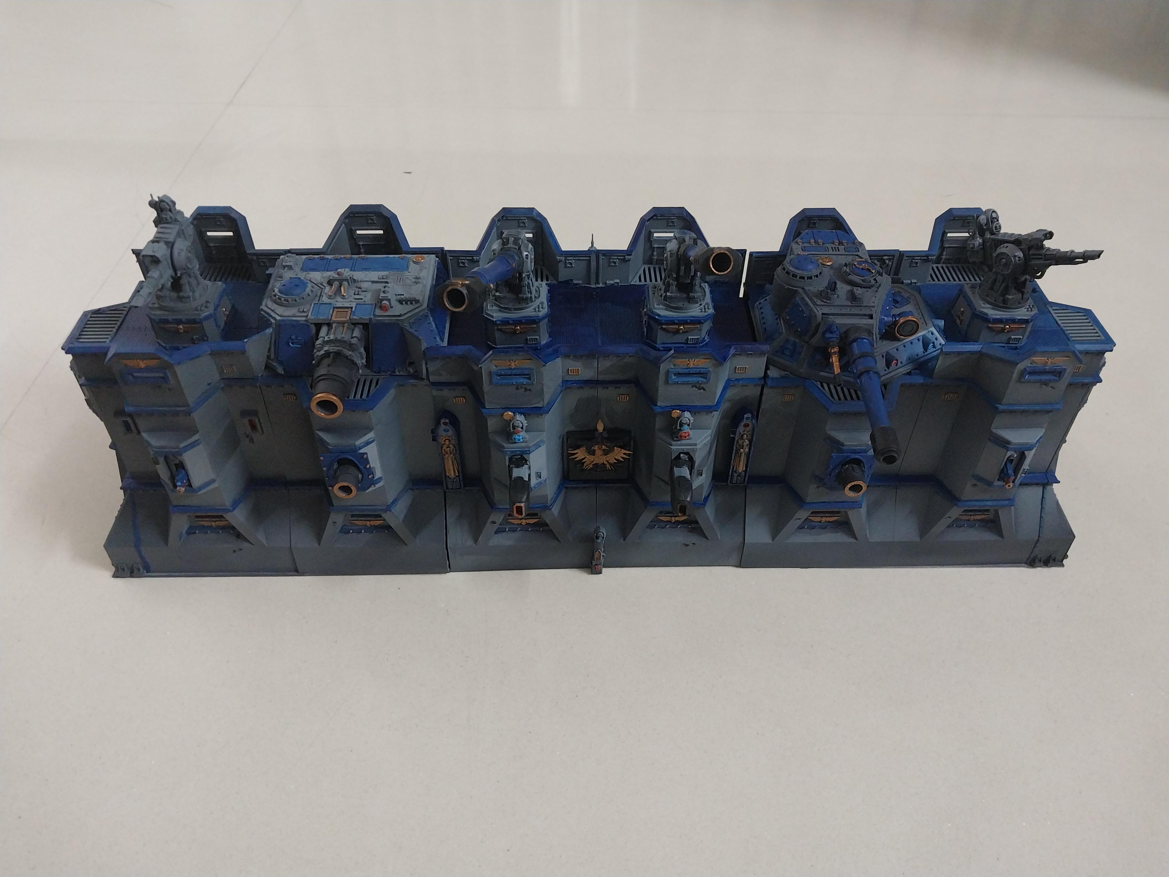 Adeptus Arbites, Bastion, City Wall, Fortress, Out Of Production, Thin Blue Line, Wall