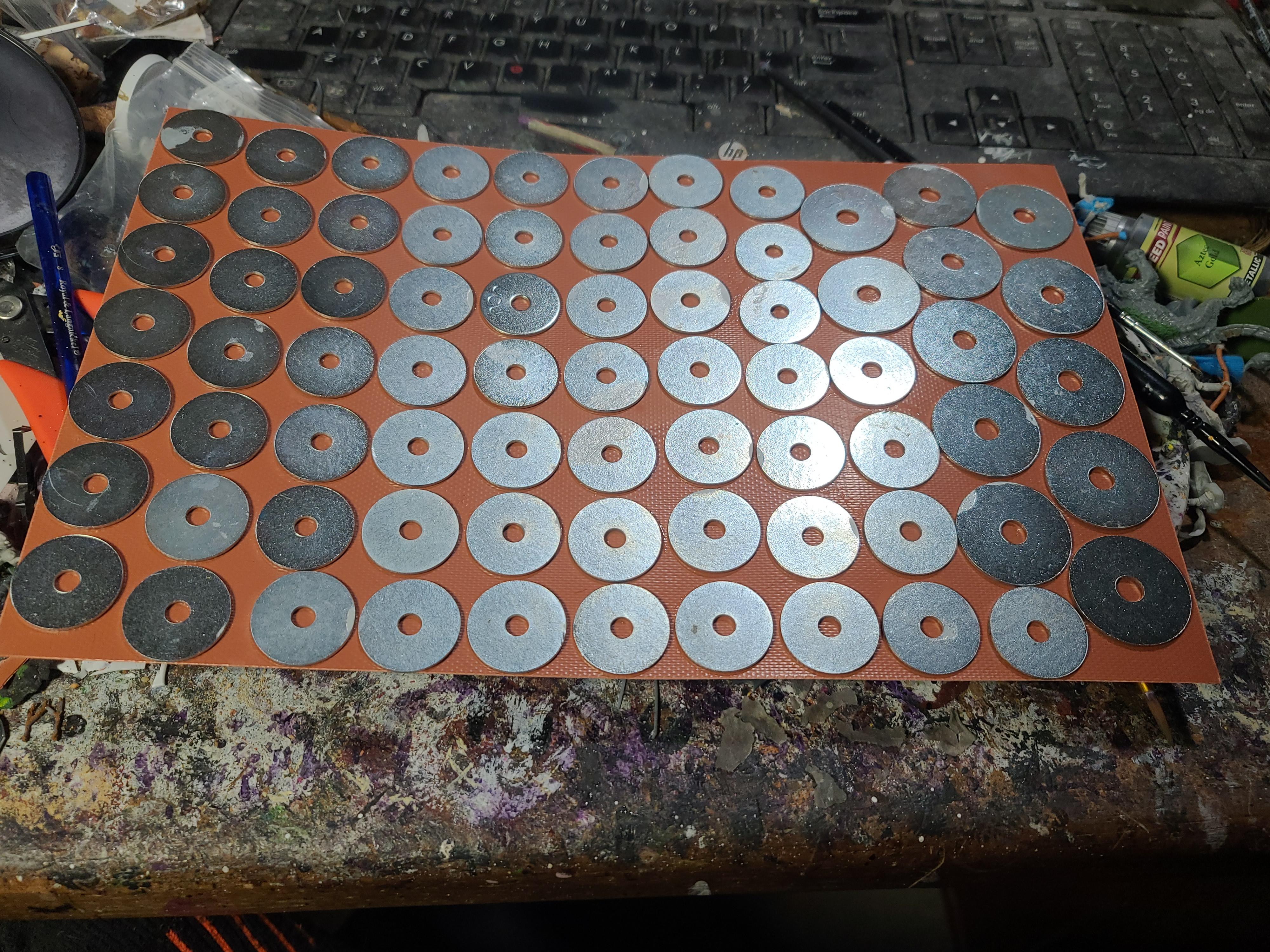 6mm, Base, City Bases, Process Shot, Washers