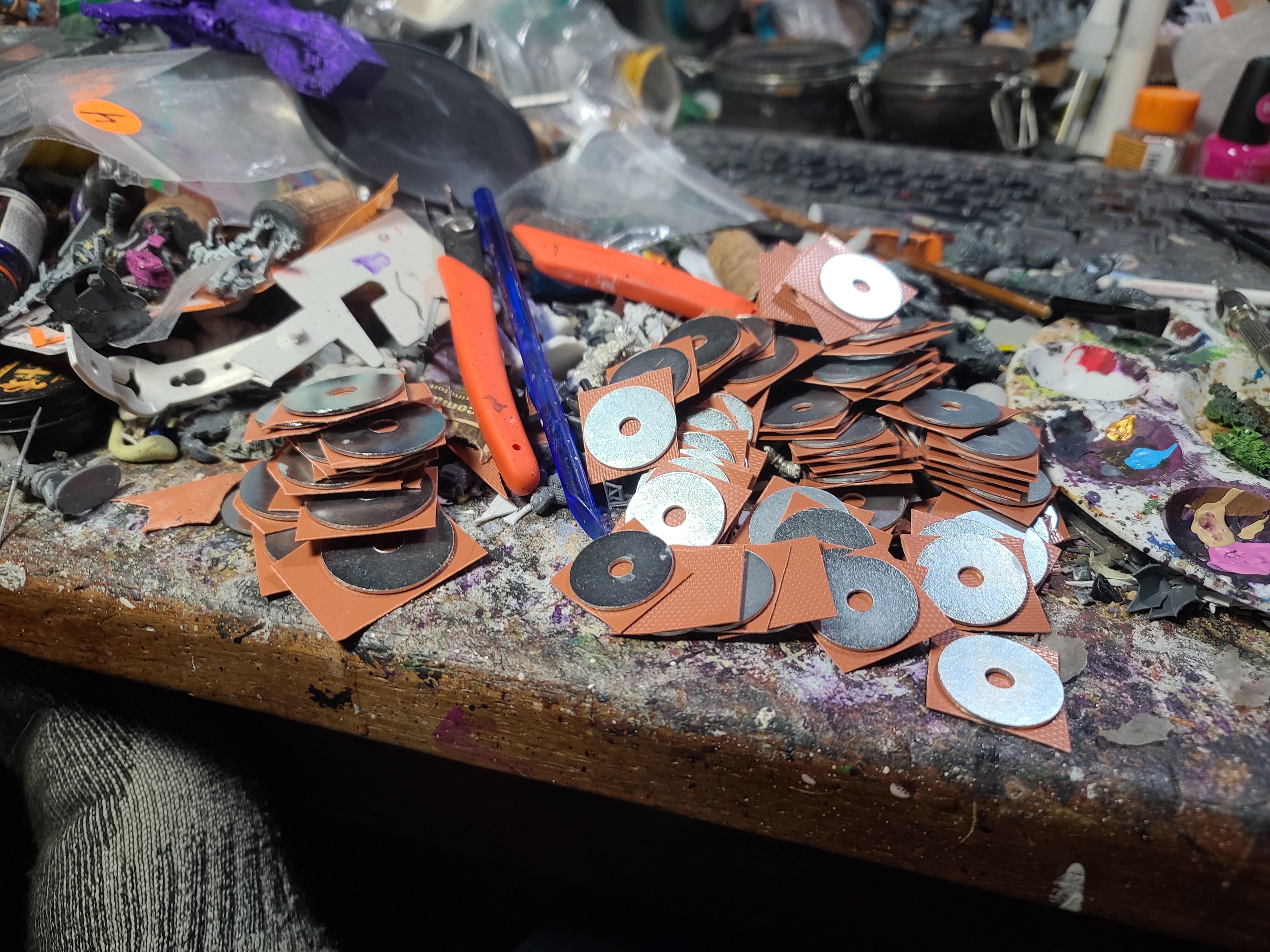 6mm, Base, City Bases, Process Shot, Washers
