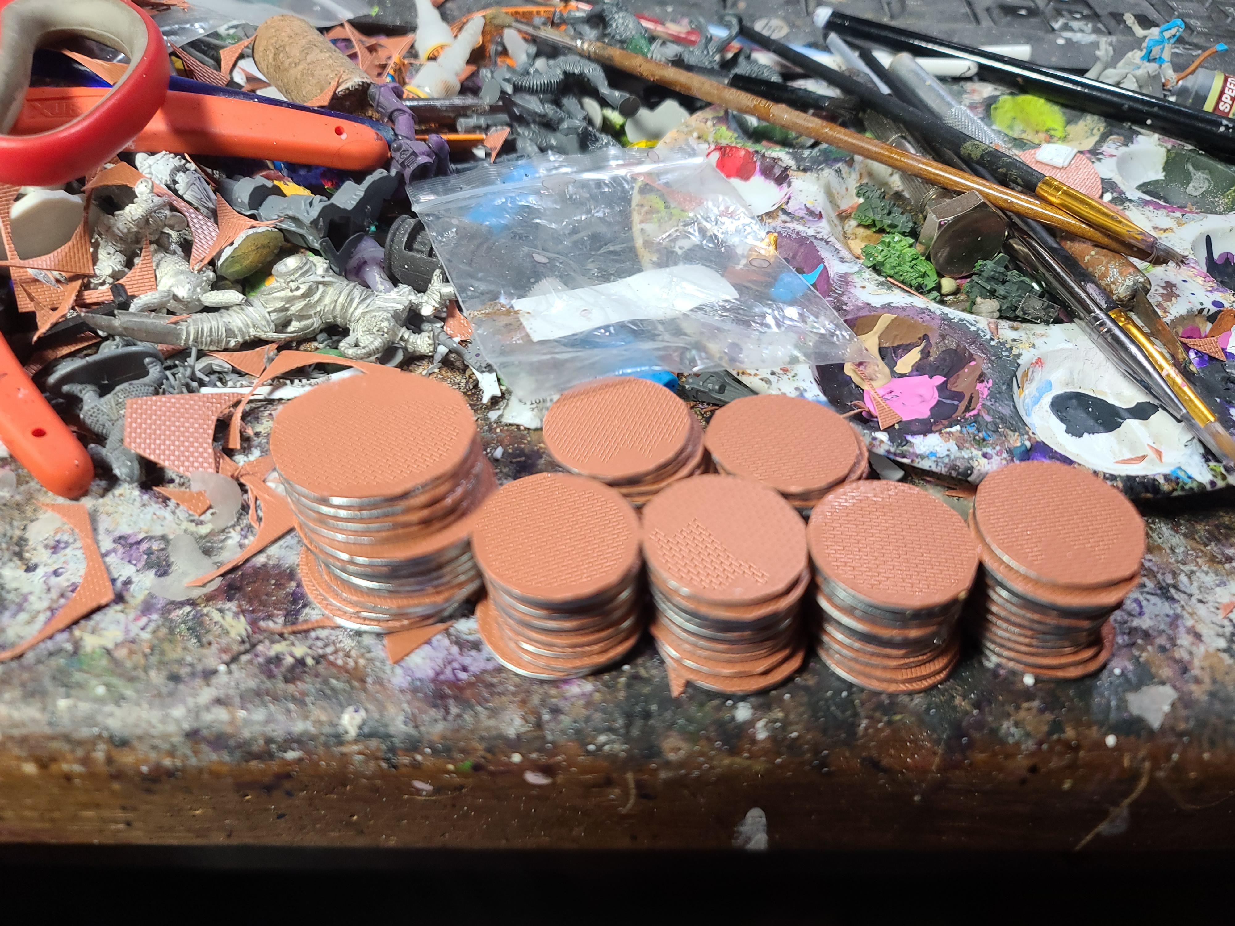 6mm, Base, City Bases, Process Shot, Washers