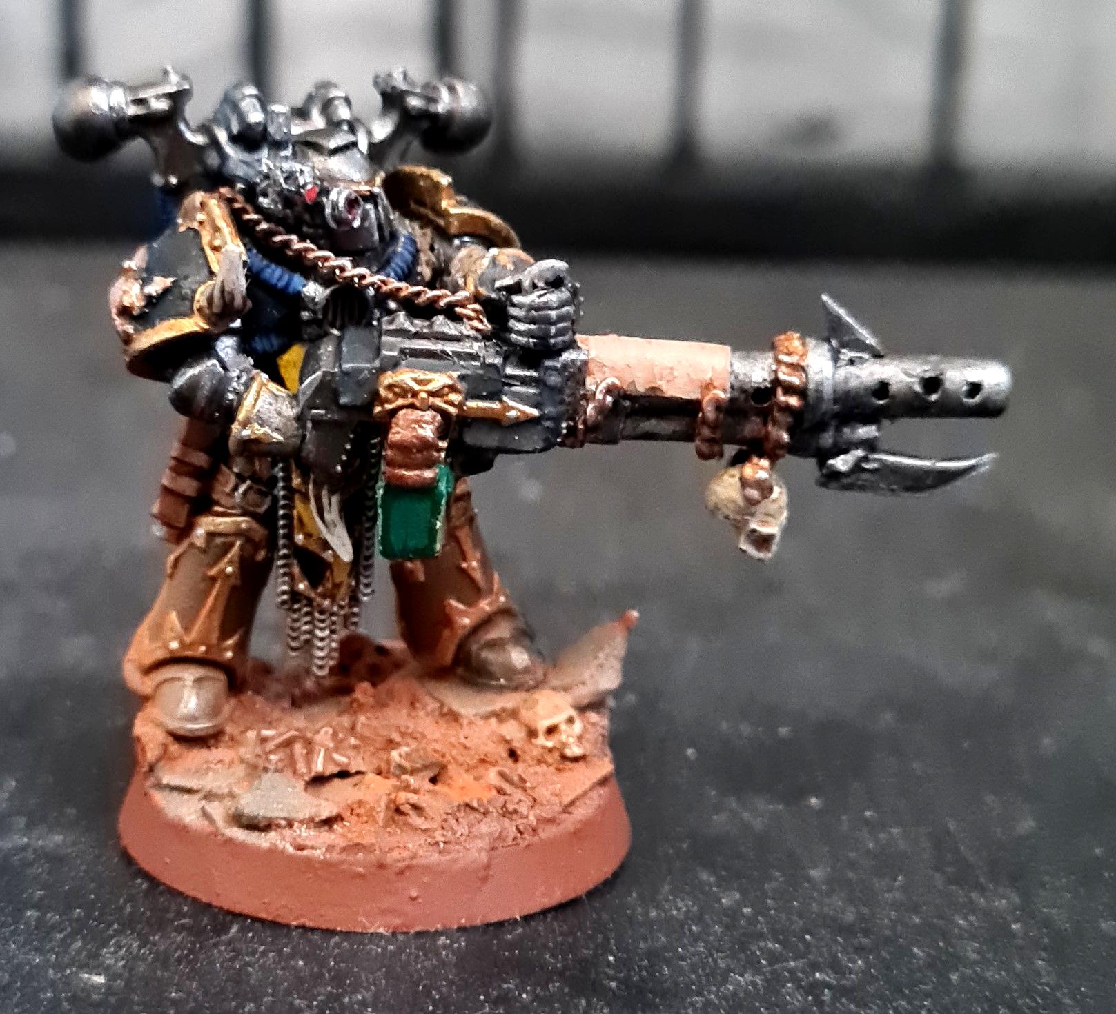 Autocannon, Chaos, Chaos Space Marines, Chaos Undivided, Conversion, Havoc, Hazard Stripes, Heresy, Heretic Astartes, Infantry, Iron Warriors, Iron Within, Iron Without!, Kitbash, Rust, Scratch Build, Traitor Legions, Warhammer 40,000