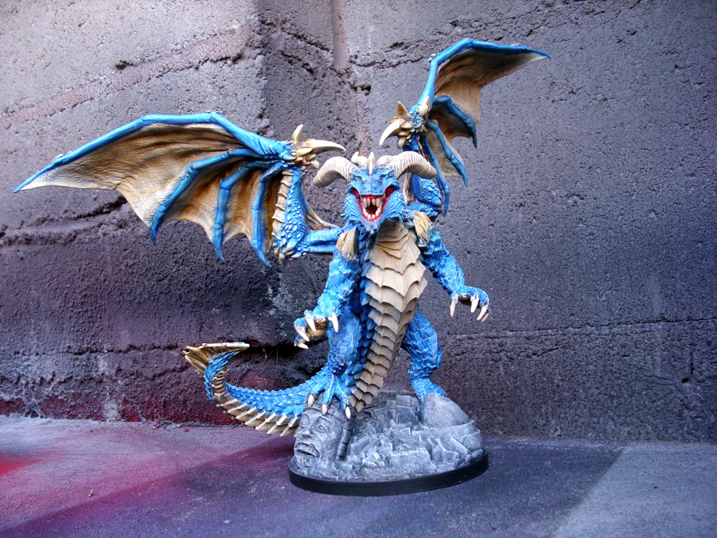 Ancient Dragon, Blue Dragon, Dungeons &amp; Dragons, Dungeons And Dragons, Gargantuan, Iymrith, Monsters, Reaper Bones, Reaper Miniatures, Rpg, Storm King's Thunder