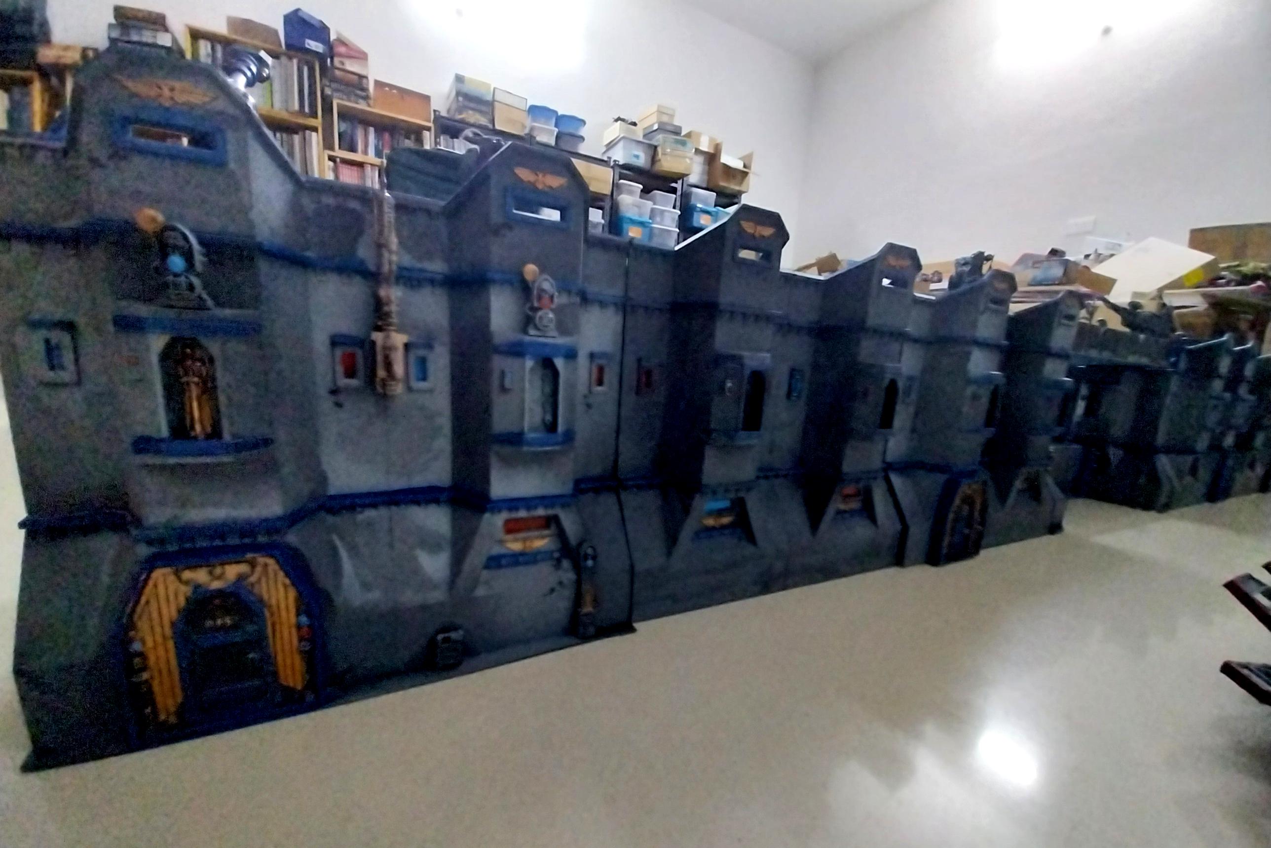 Adeptus Arbites, Bastion, City Wall, Fortification, Out Of Production, Terrain, Thin Blue Line, Wall