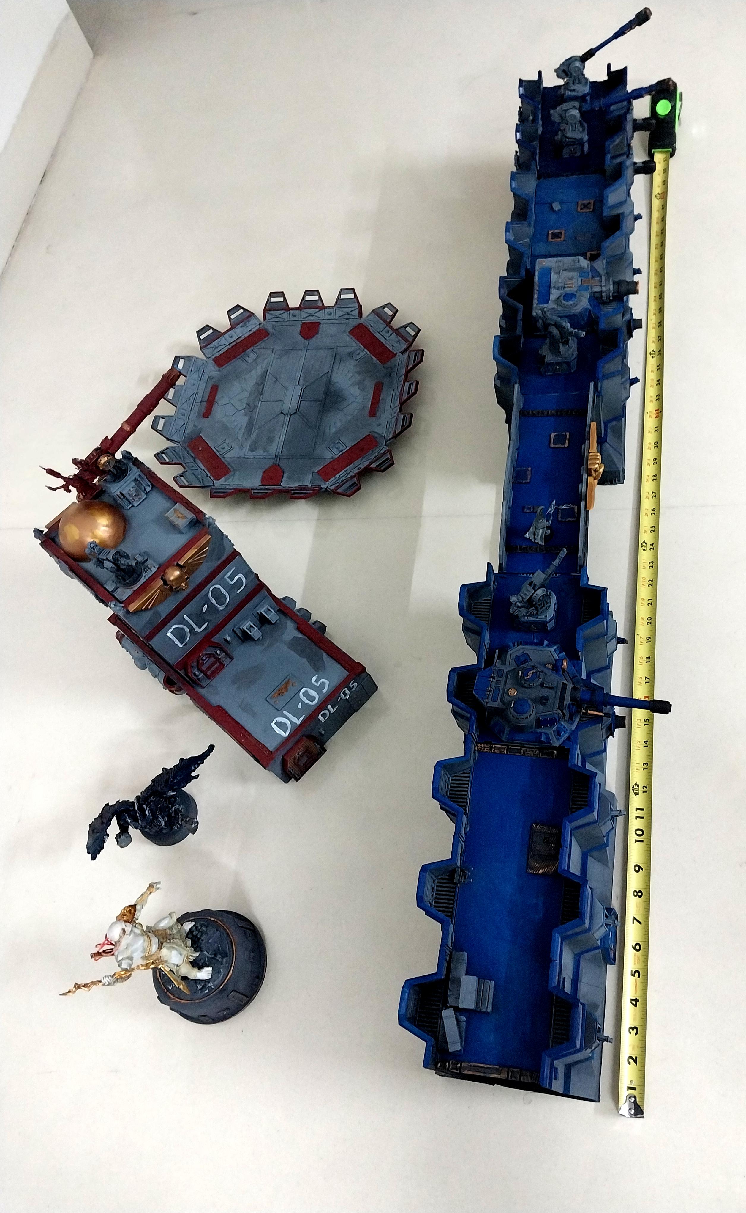 Adeptus Arbites, Bastion, City Wall, Fortification, Out Of Production, Terrain, Thin Blue Line, Wall