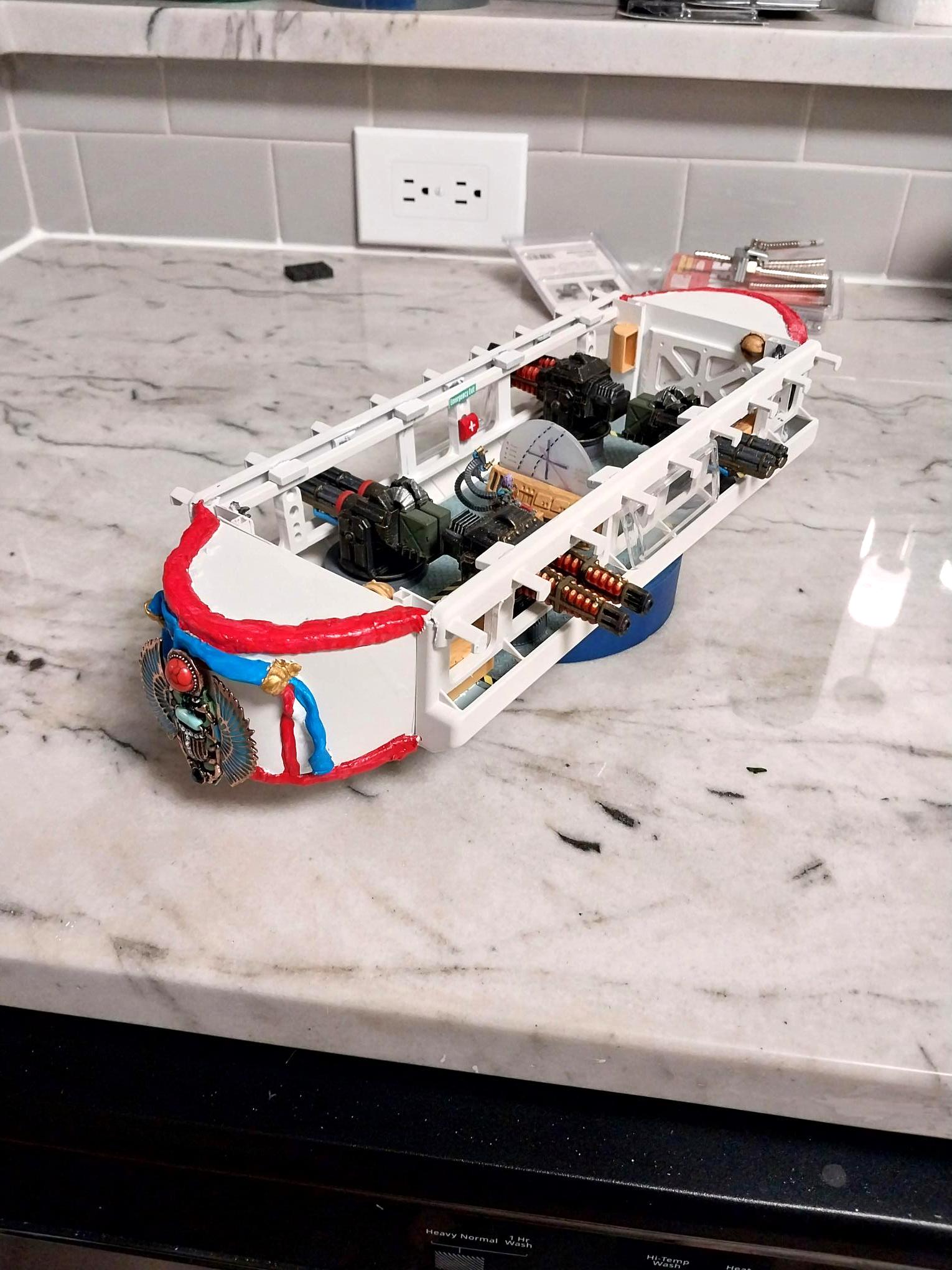 Gondola, Guns, Kitty Hawk, Scratch Build, Winterguard, Zeppelin