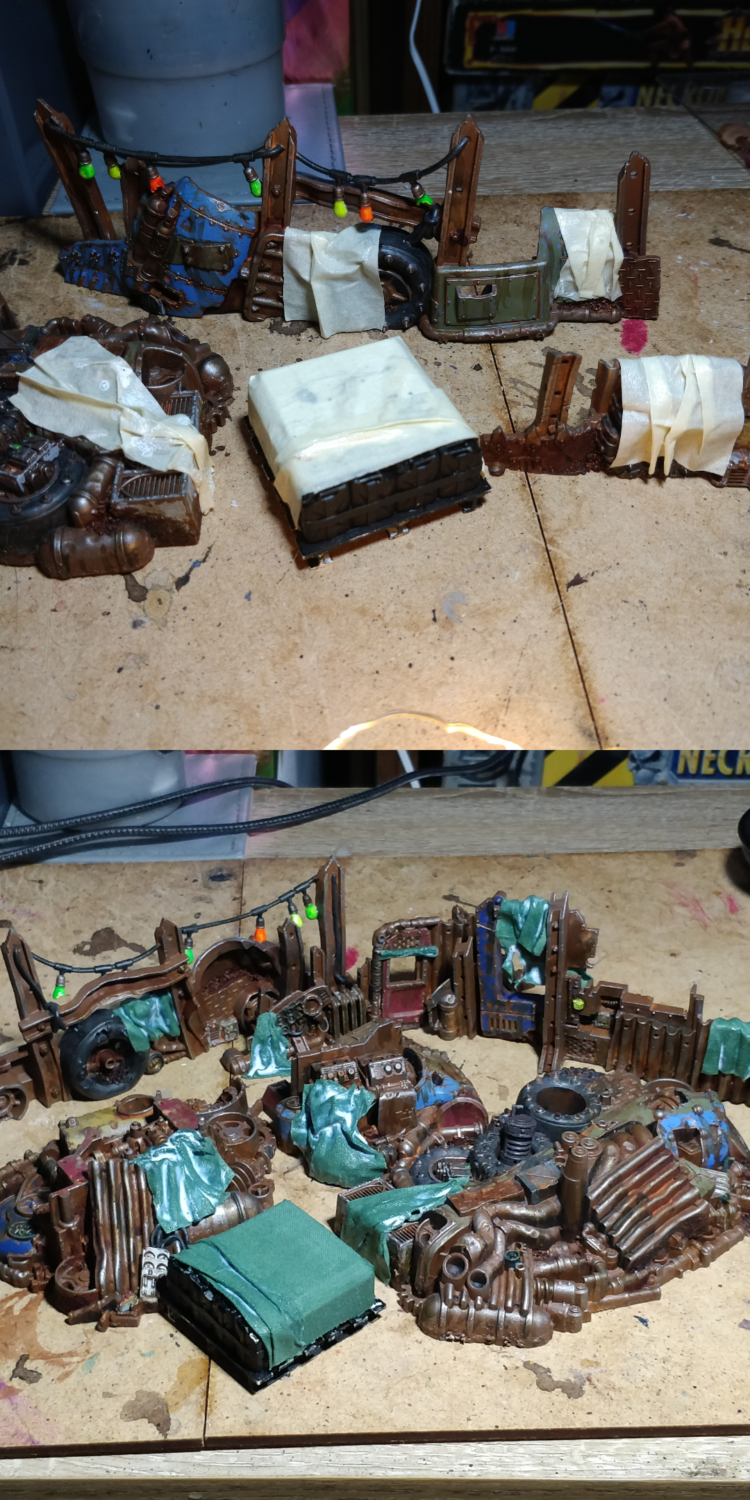 Ash Wastes, Junk, Tarpaulin, Work In Progress