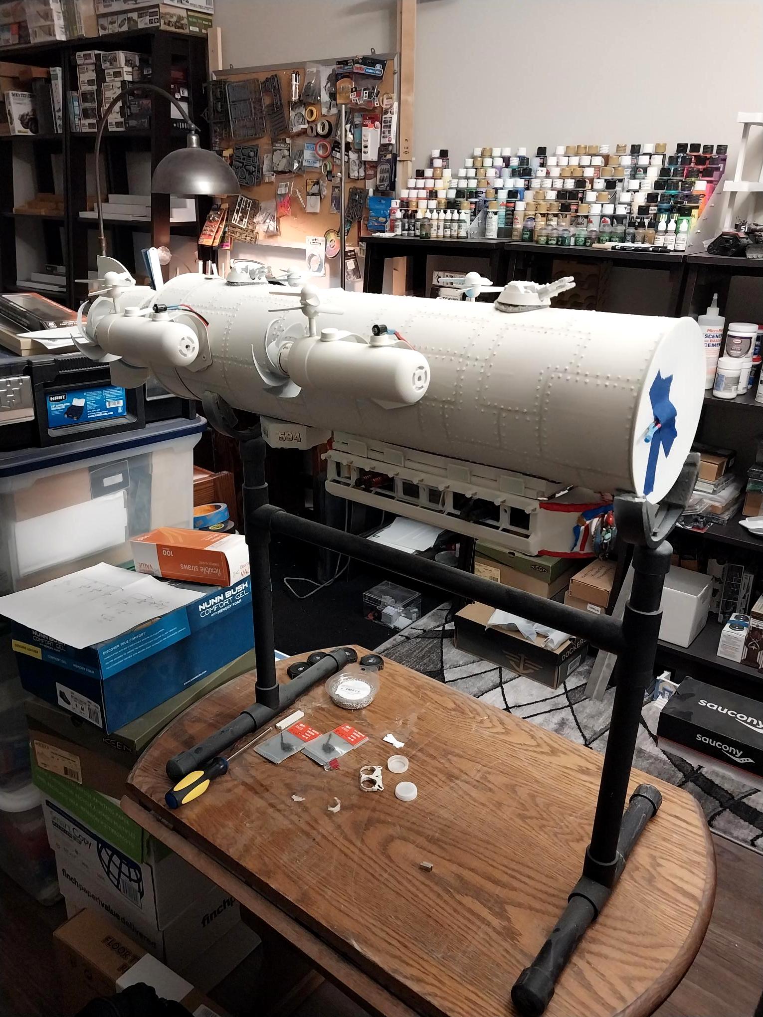 Airship, Kitty Hawk, Scratch Build, Winterguard, Zeppelin