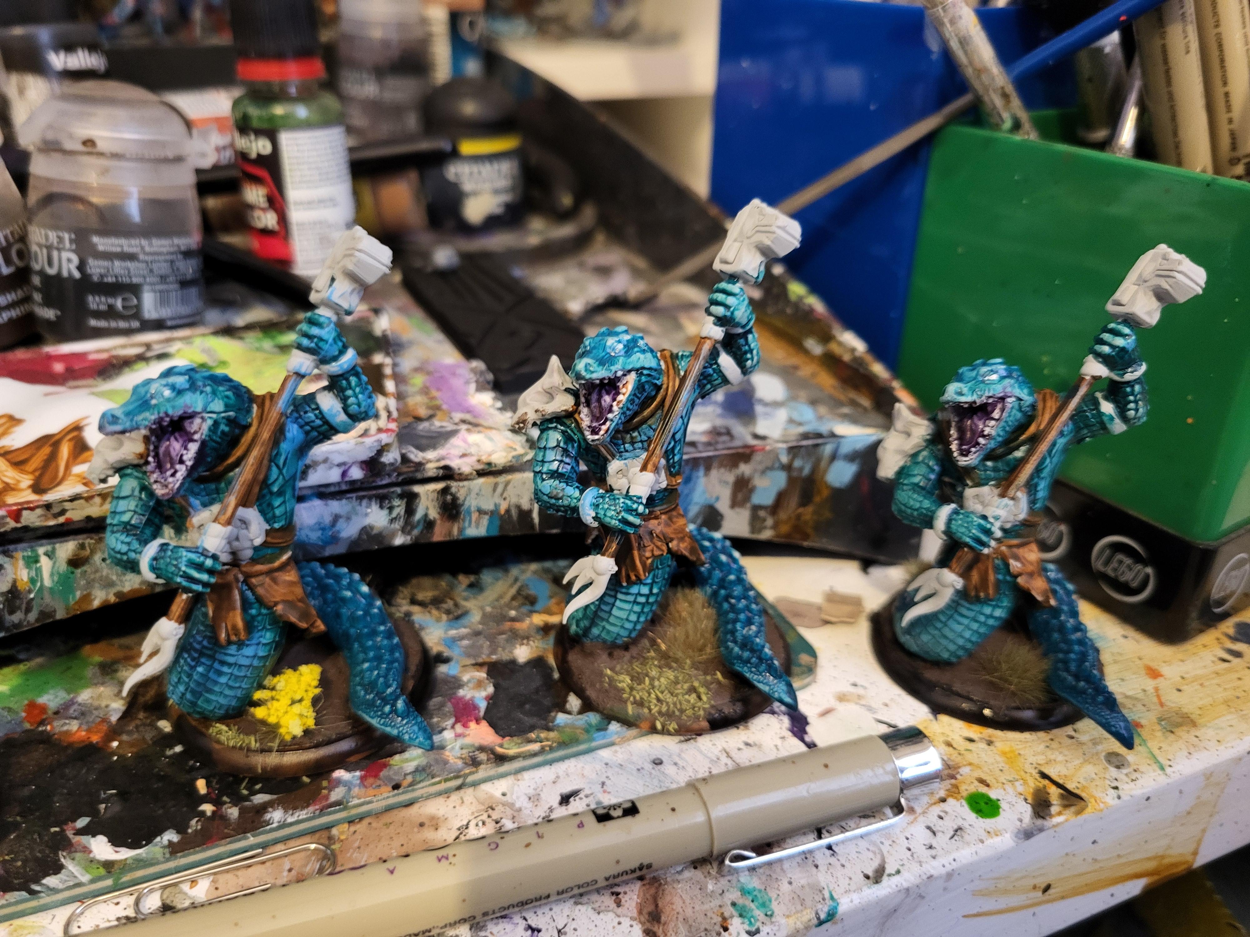 Serpentmen, Temple guard wip