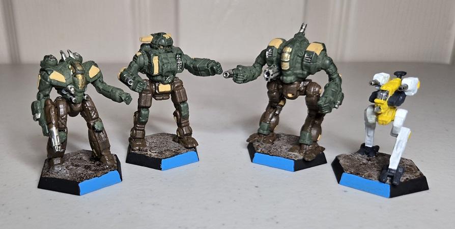 Battletech, Caesar, Chameleon, Flea, Quickdraw
