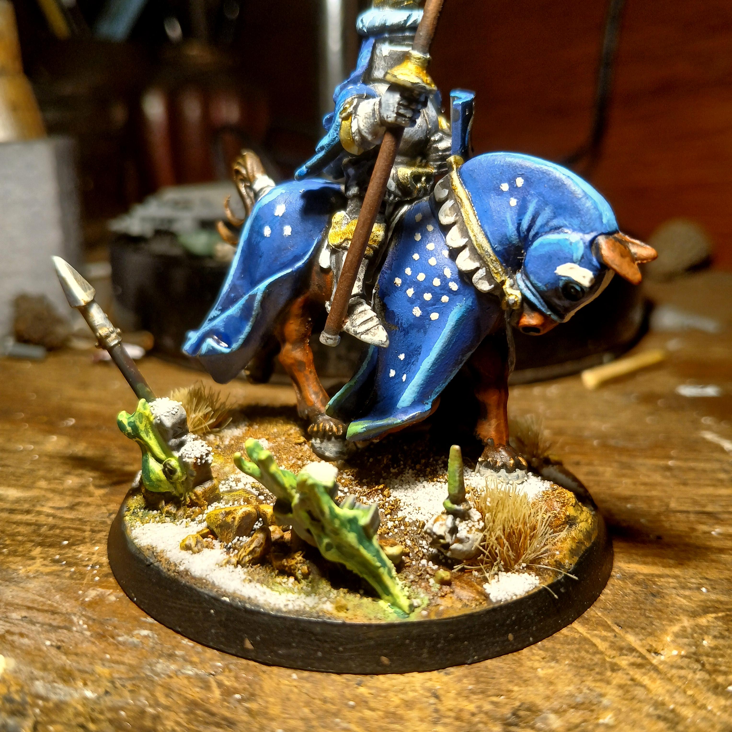 Base, Knights, Blue knight 