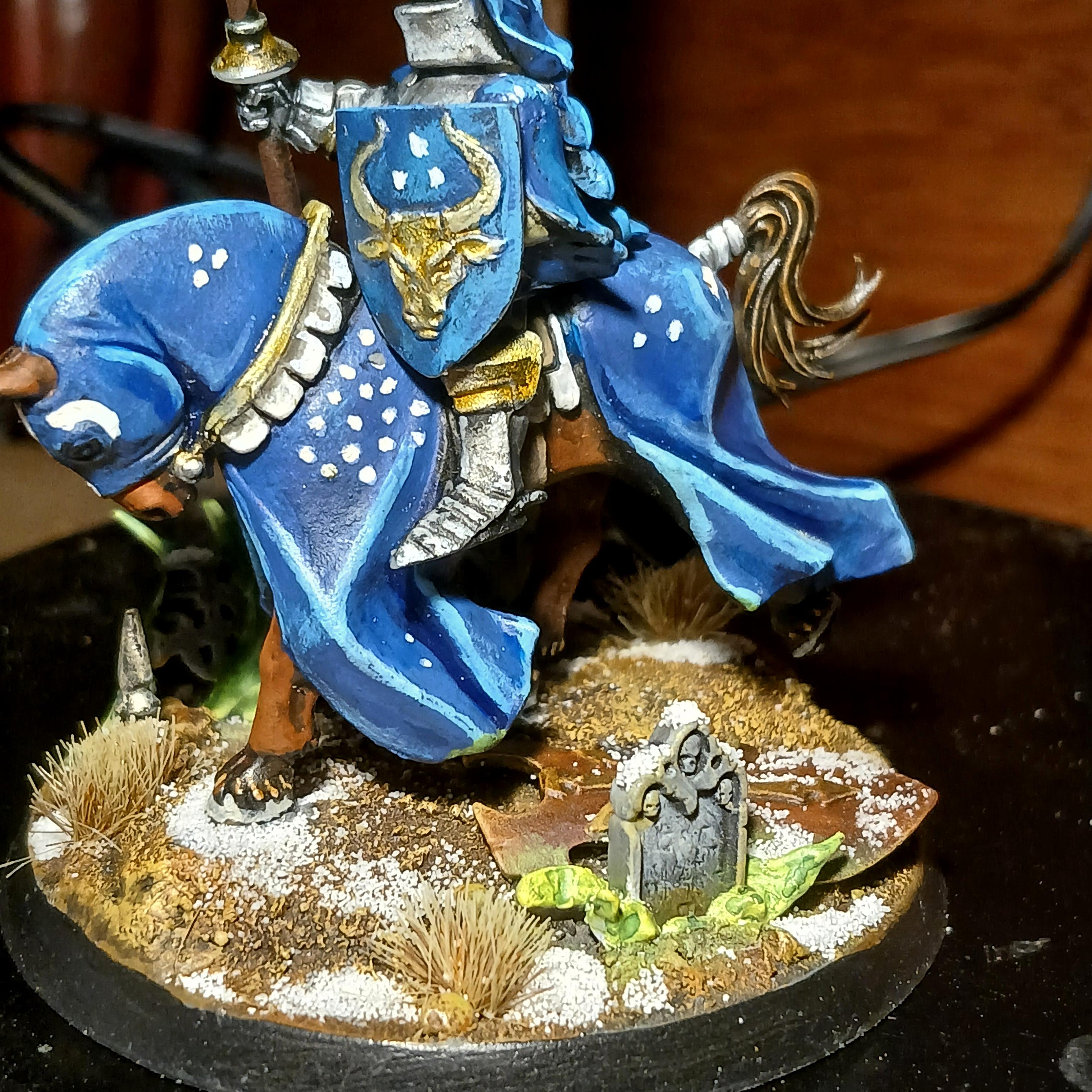 Base, Knights, Blue knight 