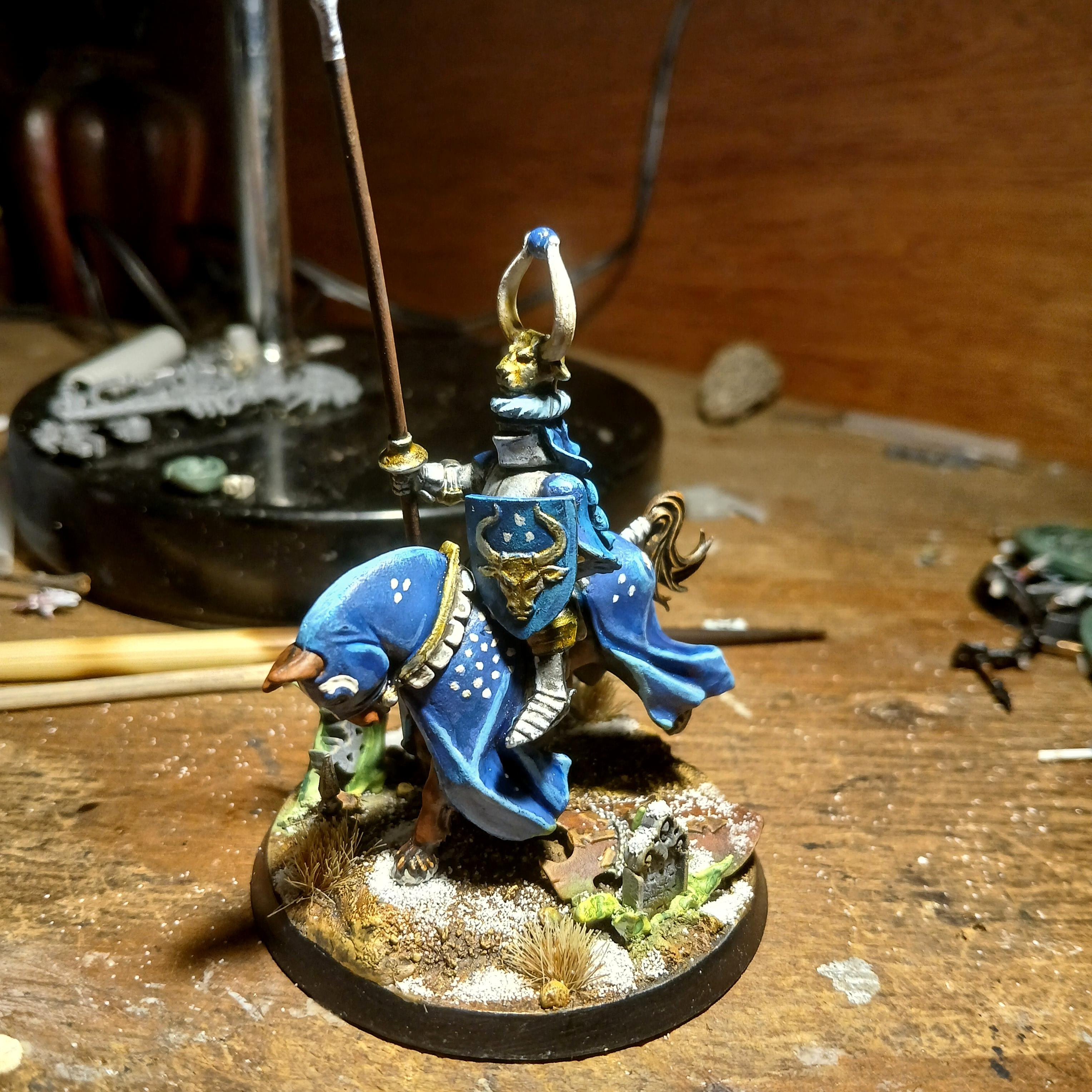 Base, Knights, Blue knight 
