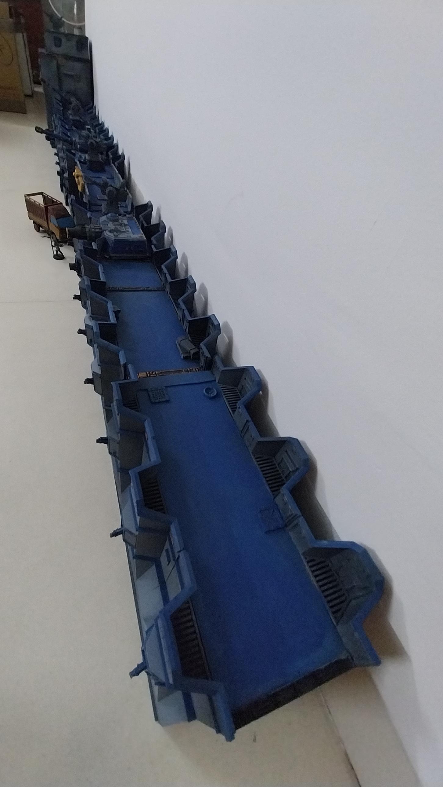 Adeptus Arbites, Bastion, City Wall, Fortification, Out Of Production, Terrain, Thin Blue Line, Wall