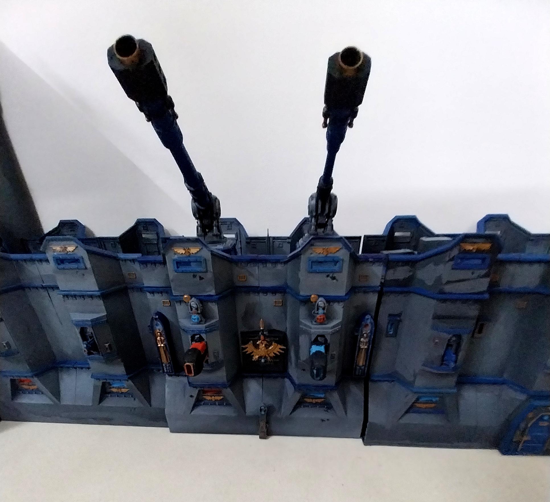 Adeptus Arbites, Bastion, City Wall, Fortification, Out Of Production, Terrain, Thin Blue Line, Wall
