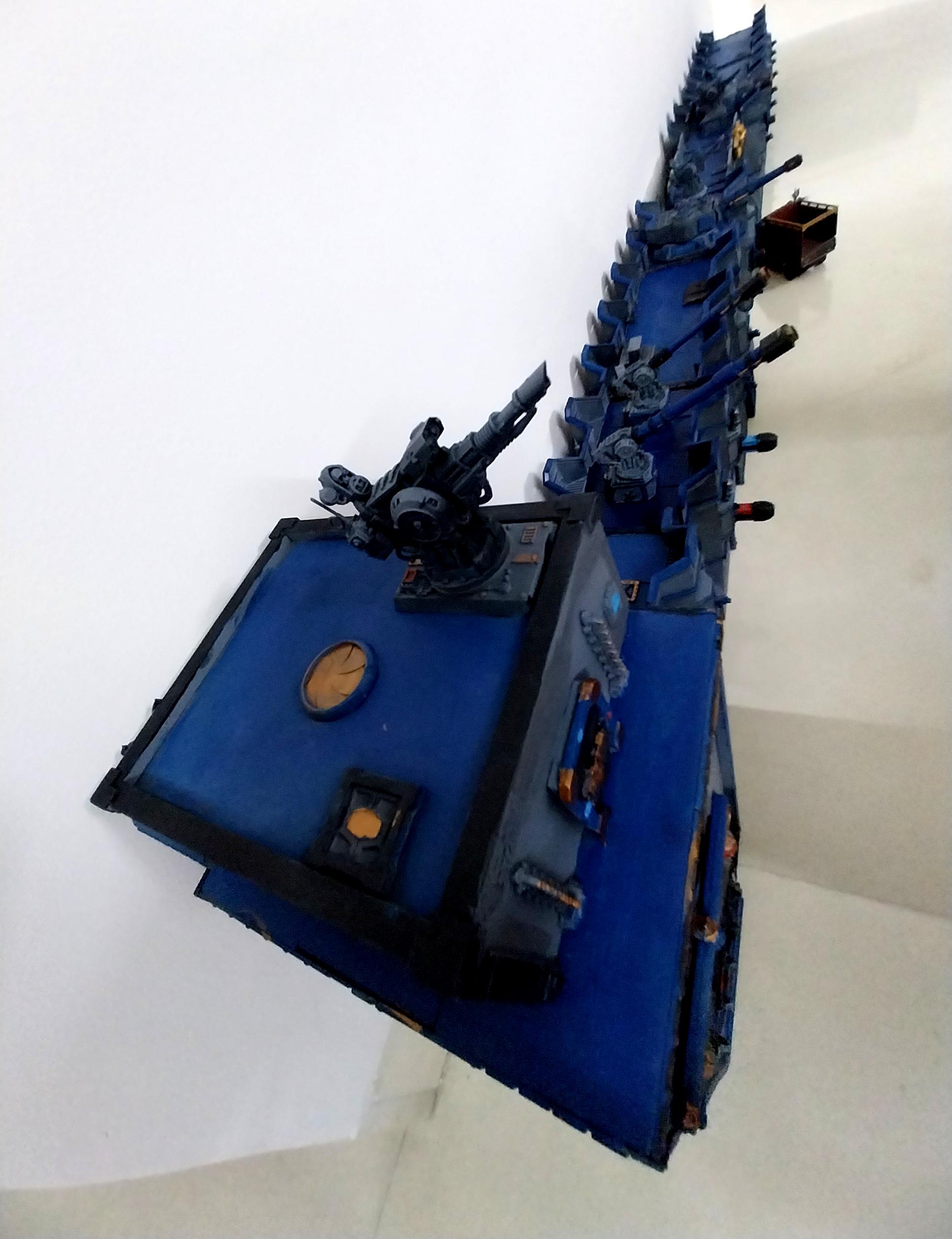 Adeptus Arbites, Bastion, City Wall, Fortification, Out Of Production, Terrain, Thin Blue Line, Wall