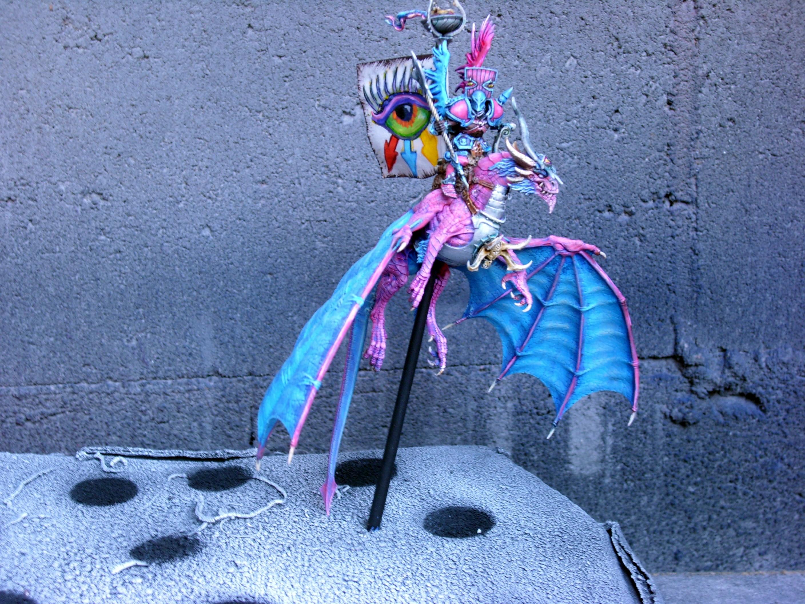 Age Of Sigmar, Champion Of Chaos, Chaos, Chaos Lord, Conversion, Dragon, Dragon Rider, Hordes Of Chaos, Realm Of Chaos, Sorcerer, The Lost And The Damned, Tzeentch, Warhammer Fantasy, Warriors Of Chaos, Wfb