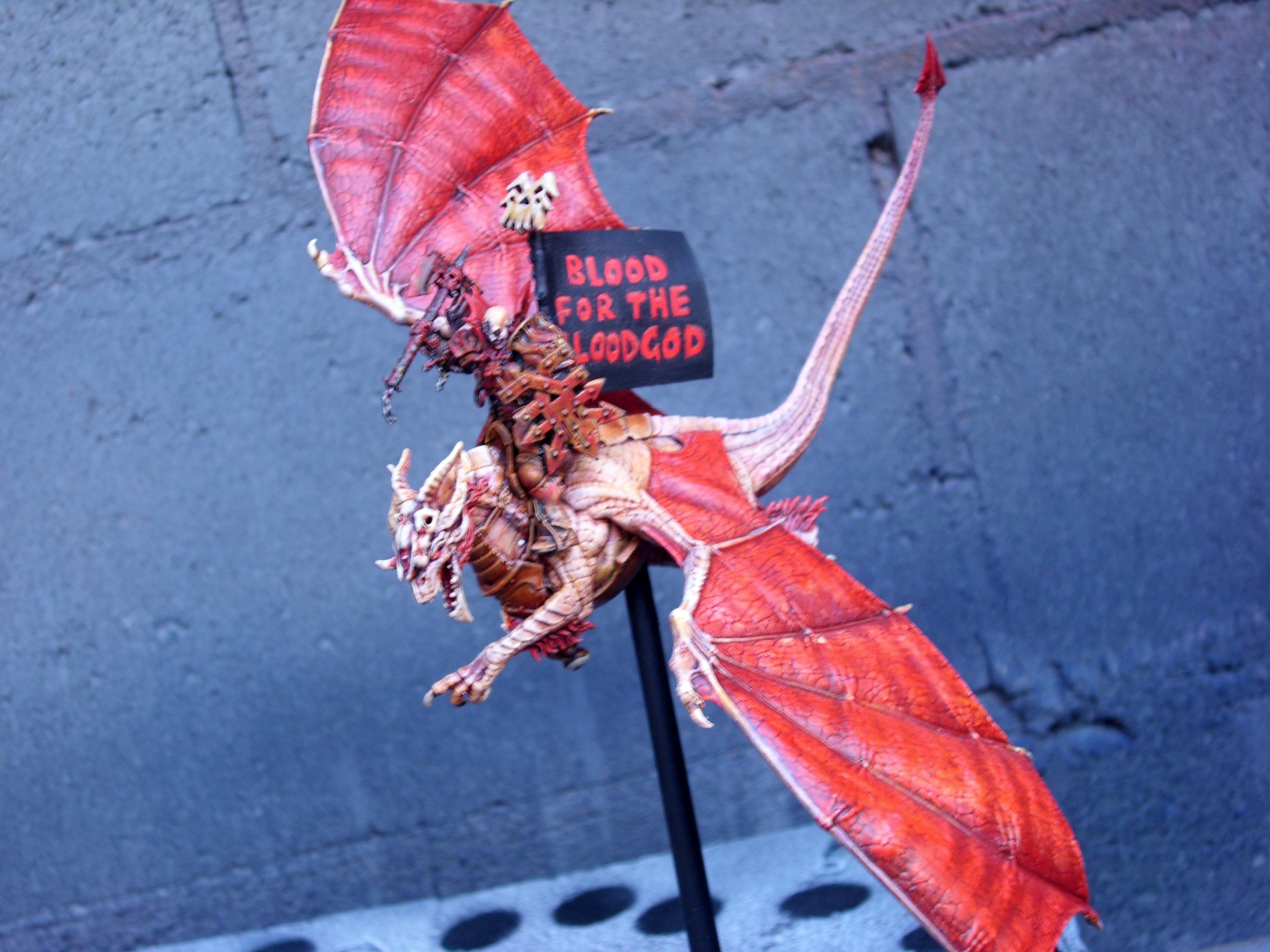 Age Of Sigmar, Blades Of Khorne, Blood For The Blood God, Champion Of Chaos, Chaos, Chaos Lord, Conversion, Dragon, Dragon Rider, Hordes Of Chaos, Khorne, Realm Of Chaos, Warhammer Fantasy, Warriors Of Chaos, Wfb