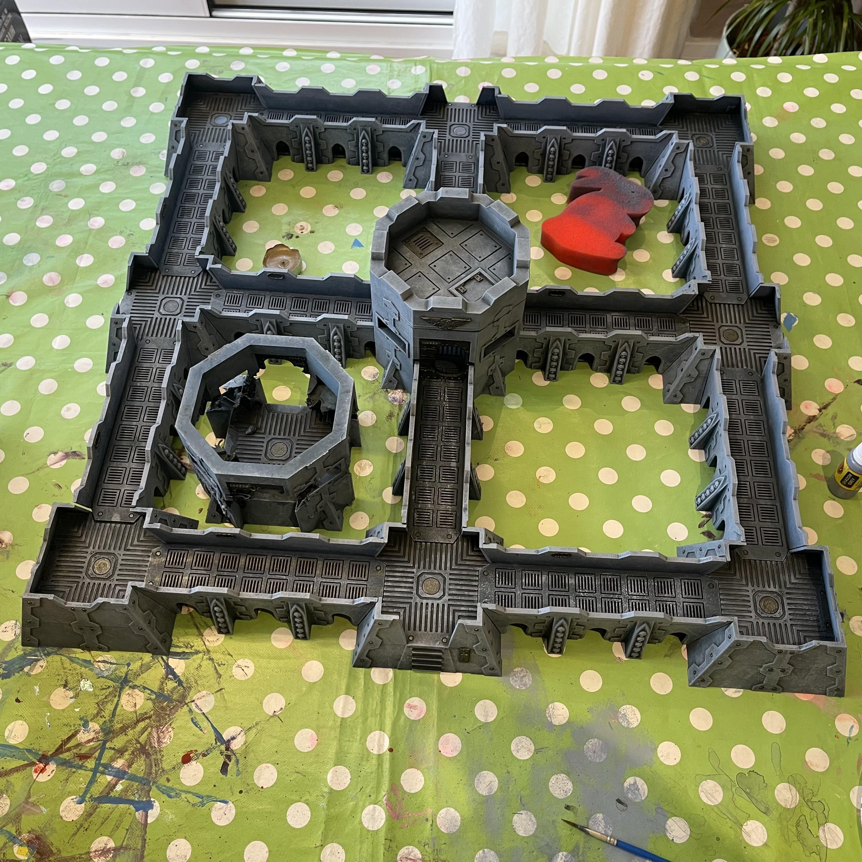 3d Printed, Fortress, Strongpoint, Warhammer 40,000, White Dwarf, Work In Progress