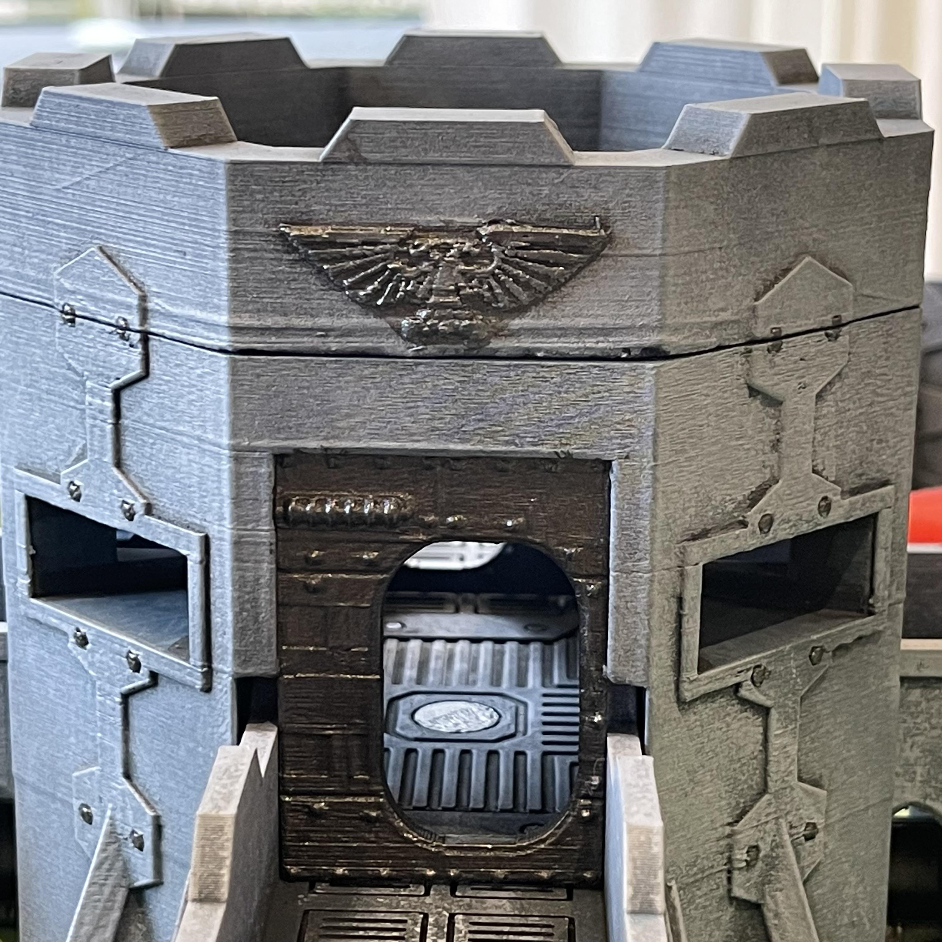 3d Printed, Fortress, Strongpoint, Warhammer 40,000, White Dwarf, Work In Progress