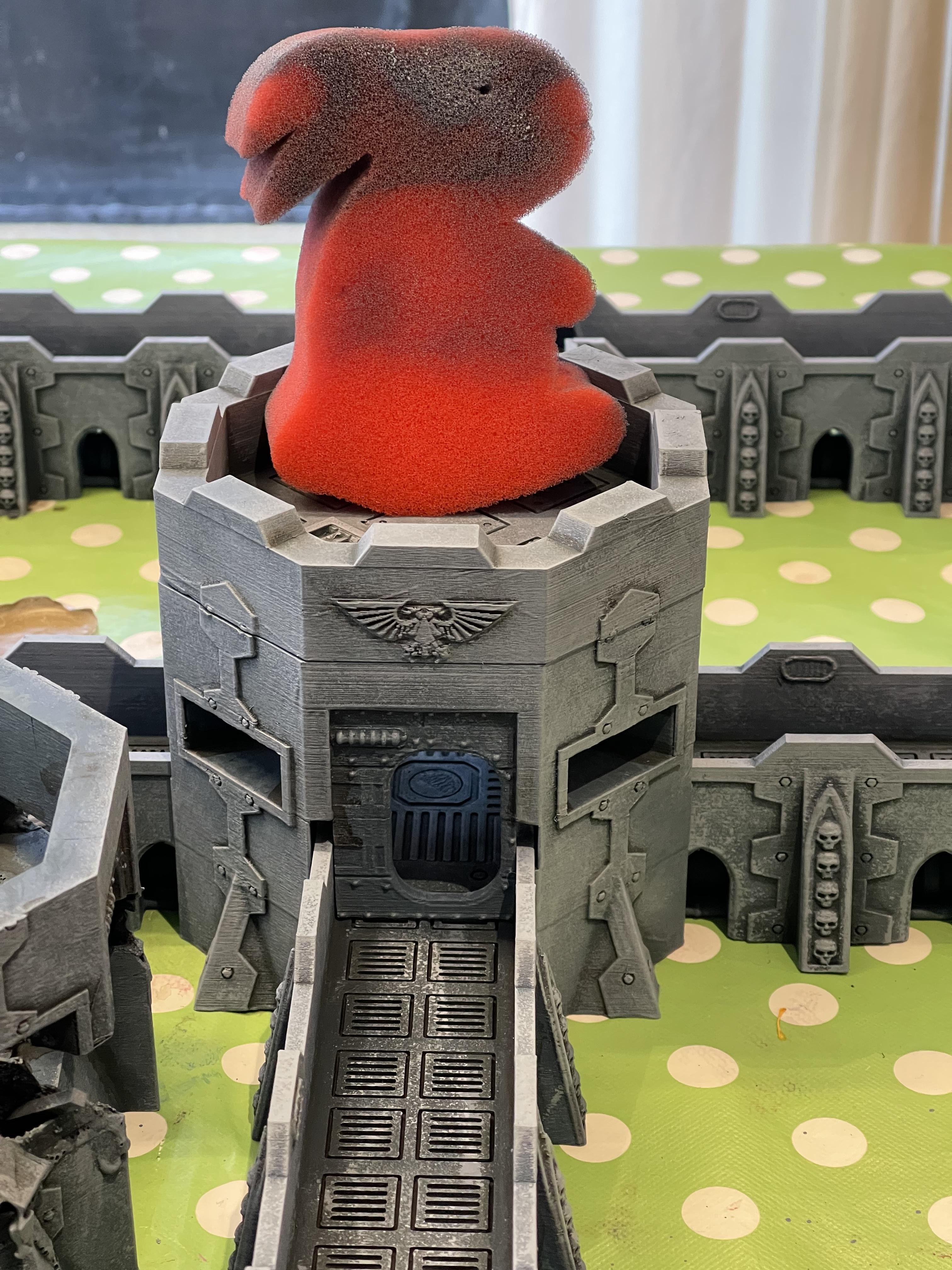 3d Printed, Fortress, Strongpoint, Warhammer 40,000, White Dwarf, Work In Progress